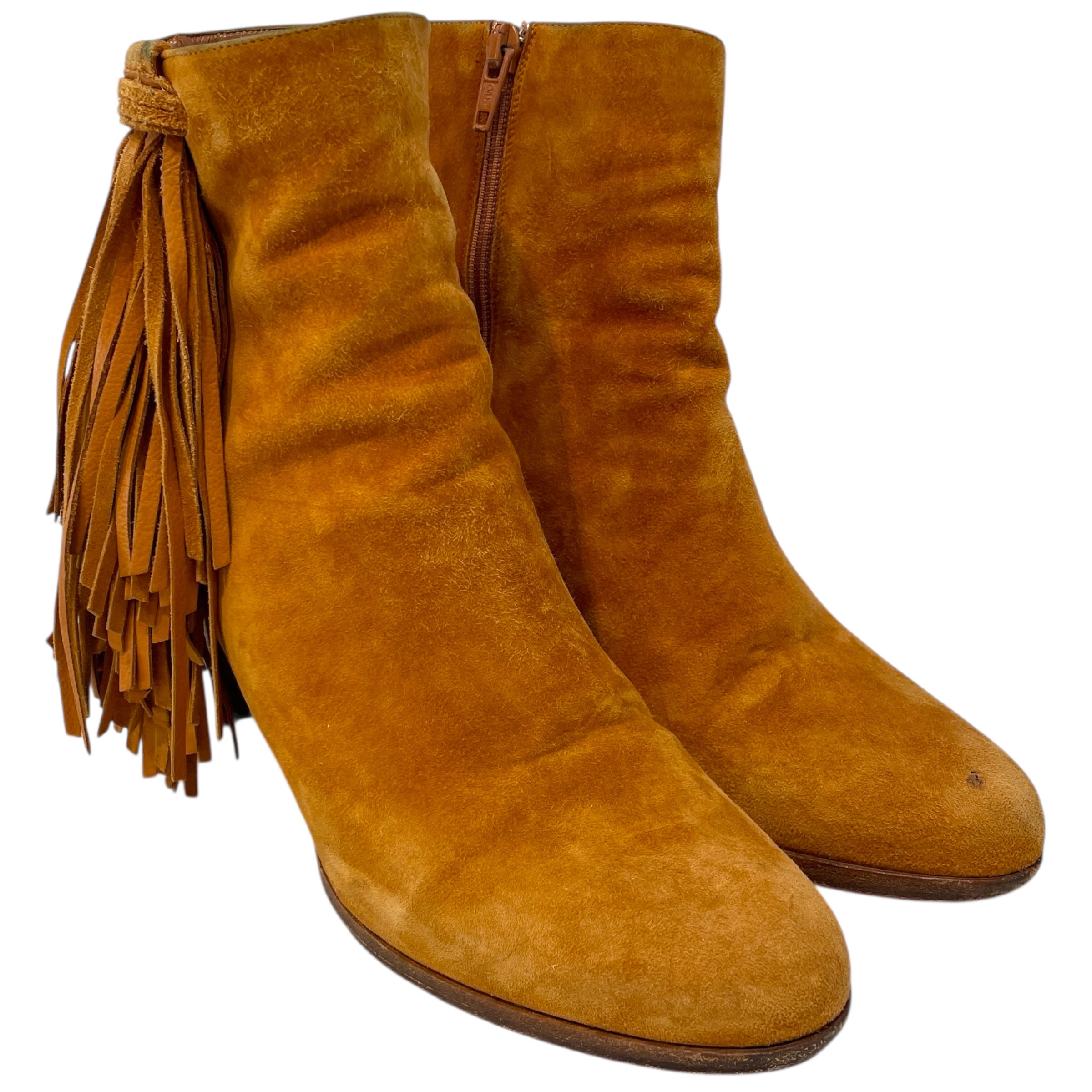 Christian Louboutin/Ankle Boots/EU 37.5/Suede/CML/Jimmy Netta view 1