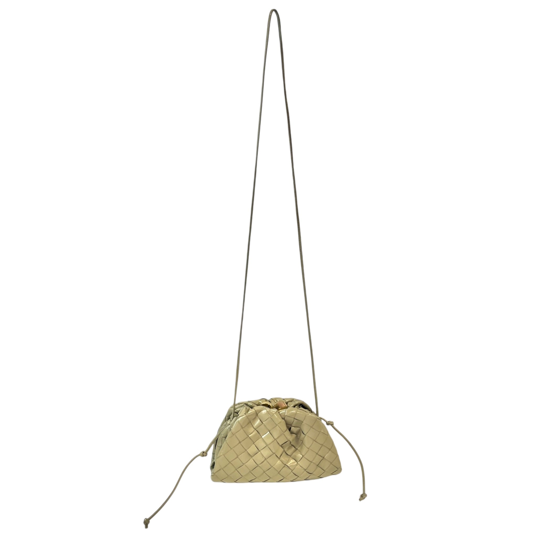 BOTTEGA VENETA/Cross Body Bag/Border/Leather/GRN/Intrecciato Loop view 1