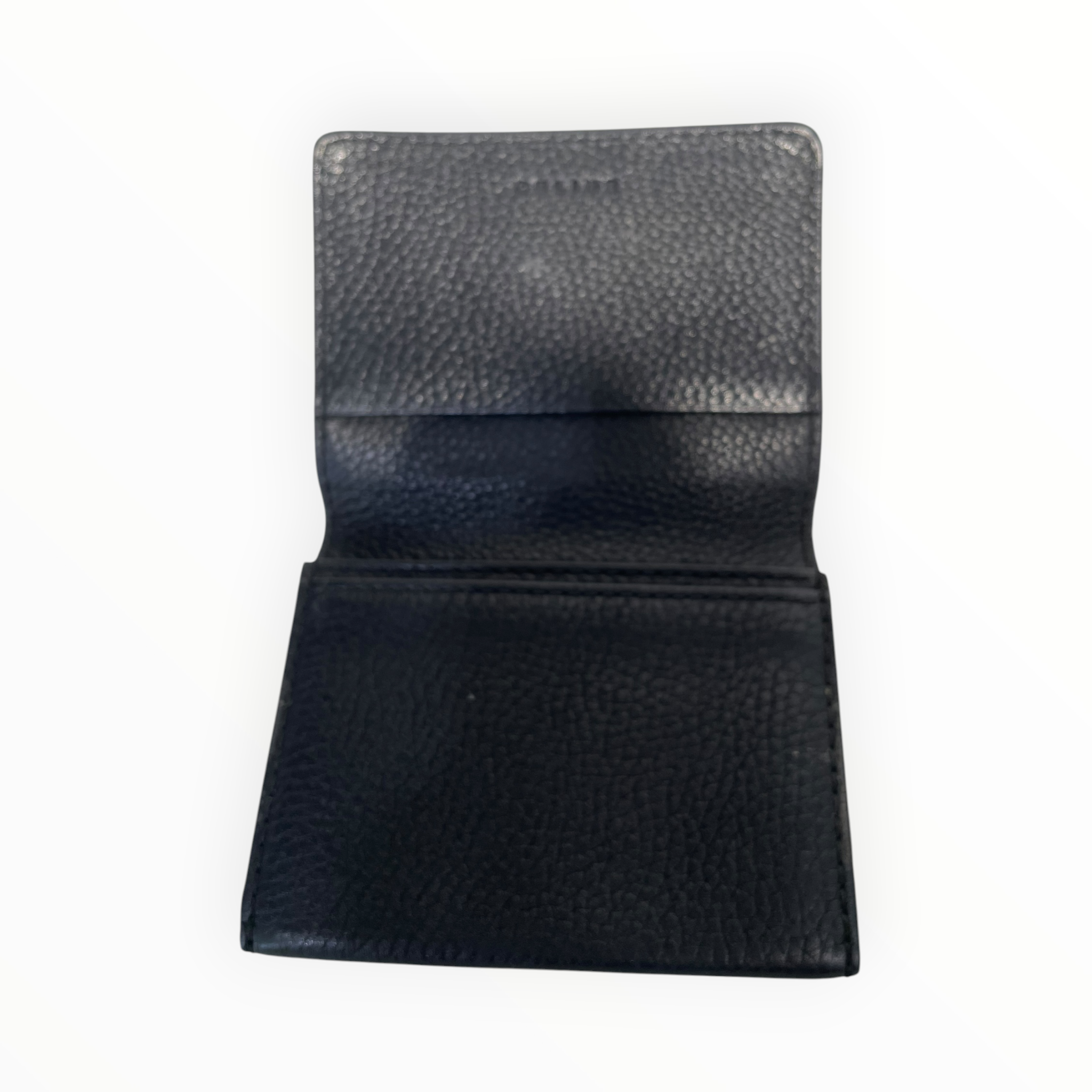 CELINE/Bifold Wallet/Leather/BLK/L's/studded wallet view 4