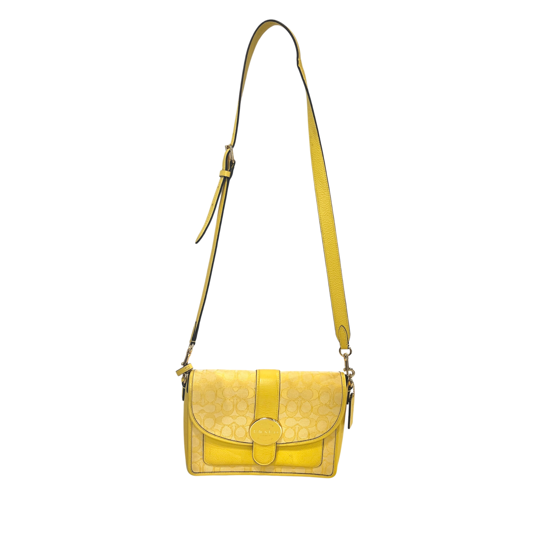 COACH/Cross Body Bag/Monogram/YEL/LONNIE CROSSODY view 1