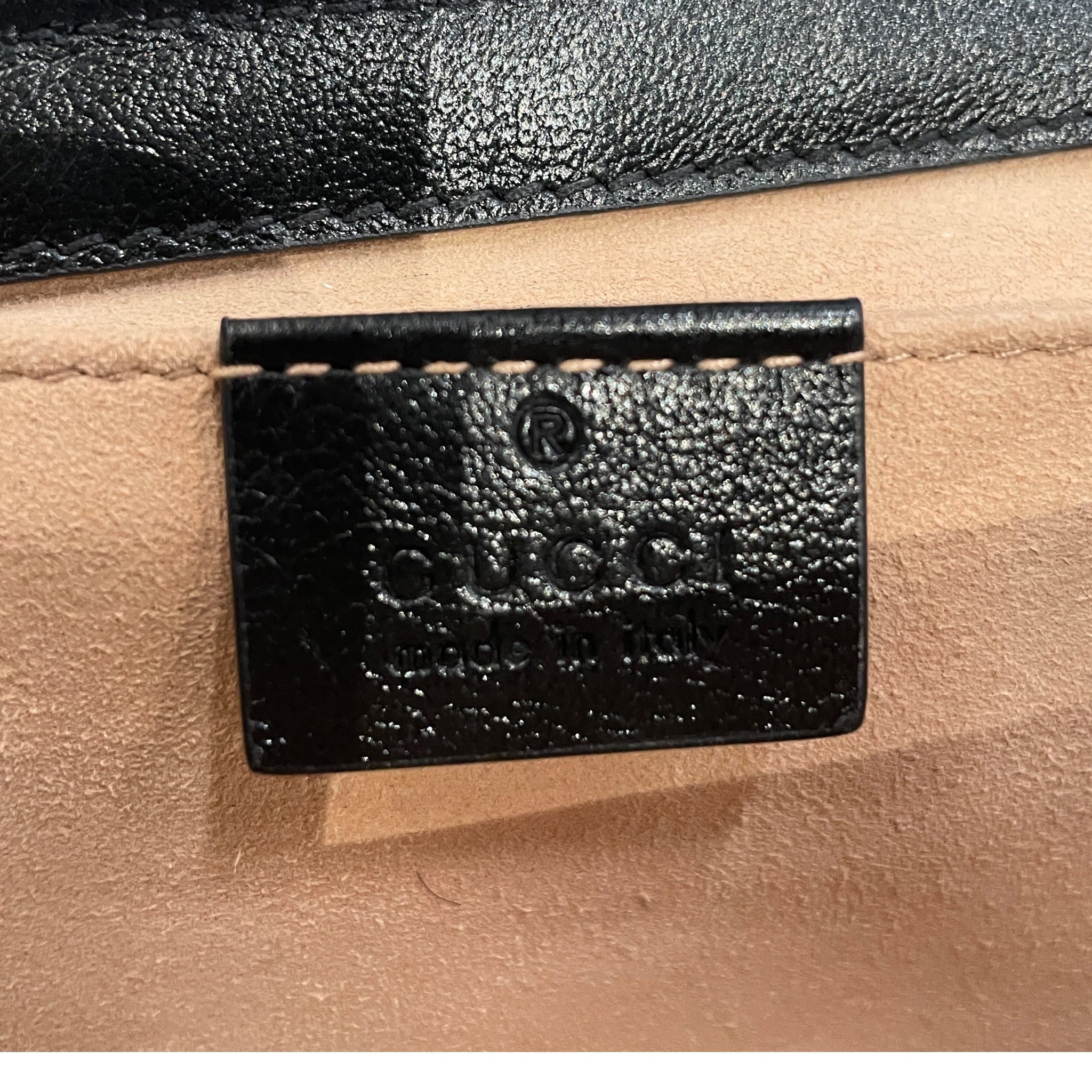 GUCCI/Hand Bag/Monogram/Leather/BEG/marmont diagonal view 3
