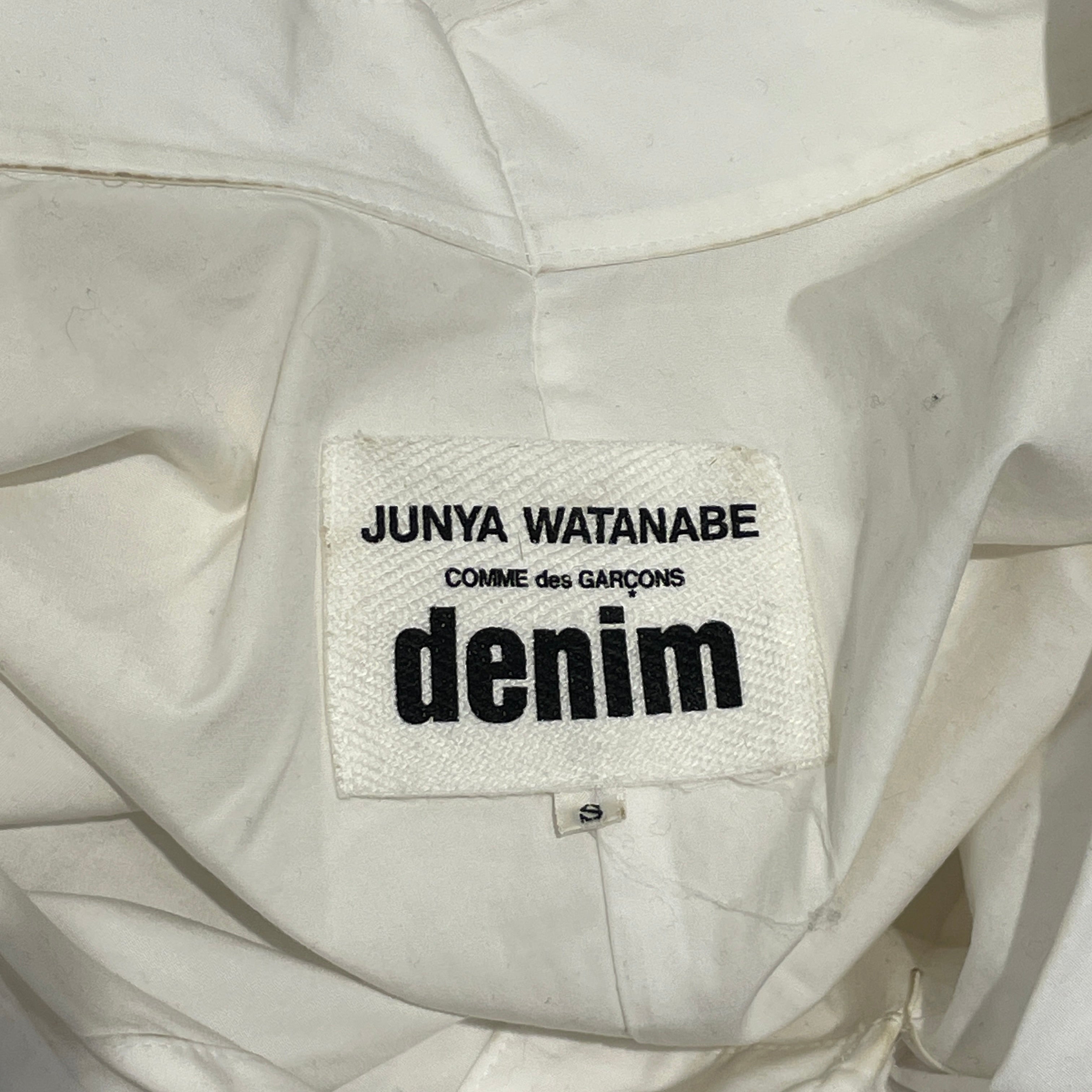 JUNYA WATANABE COMME des GARCONS/SS Dress/S/Cotton/WHT/Mini Length/JUNYA WATANABE DENIM DRESS view 3