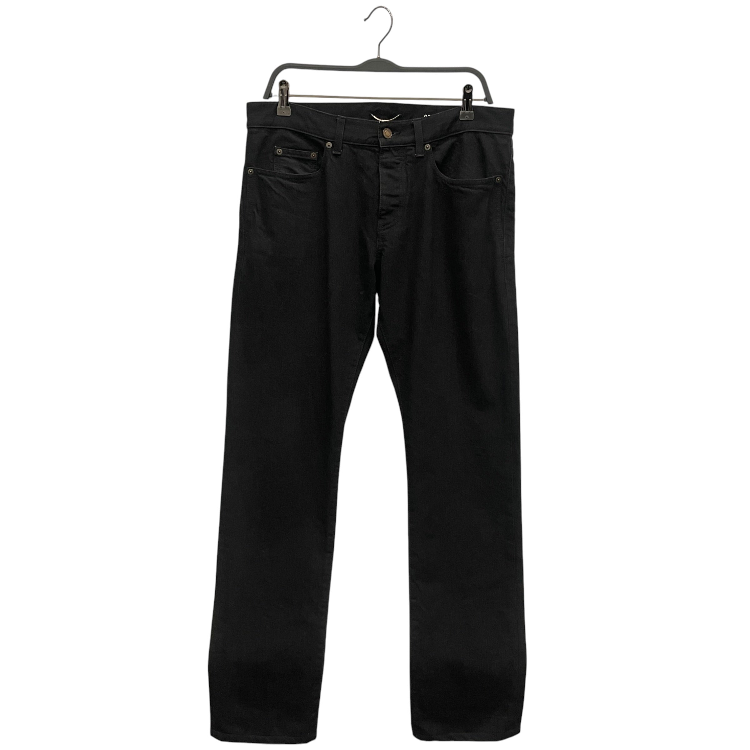 SAINT LAURENT/Pants/32/Cotton/BLK/D27 M/EP MW/2021 view 1