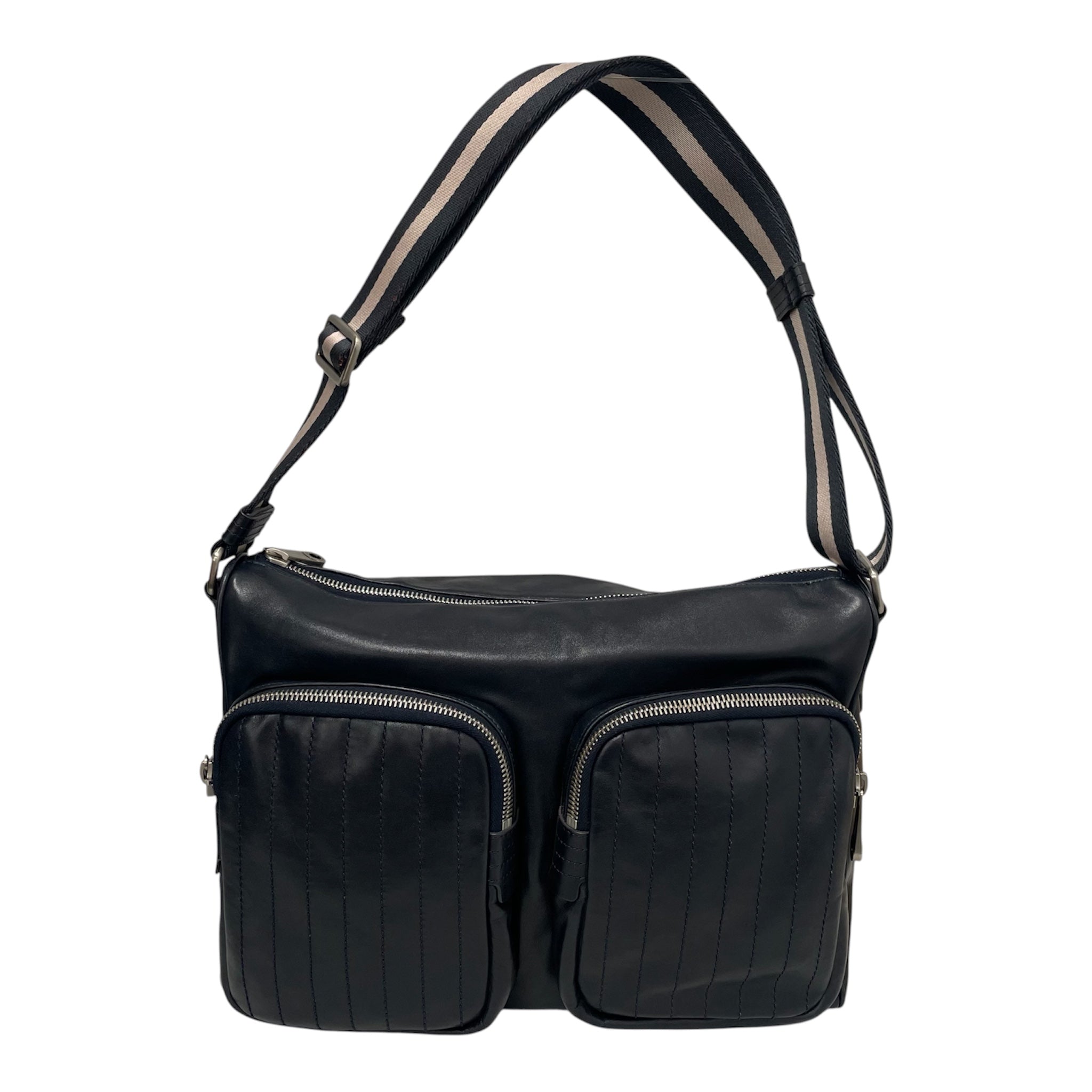 BALLY/Cross Body Bag/Leather/NVY/ view 1