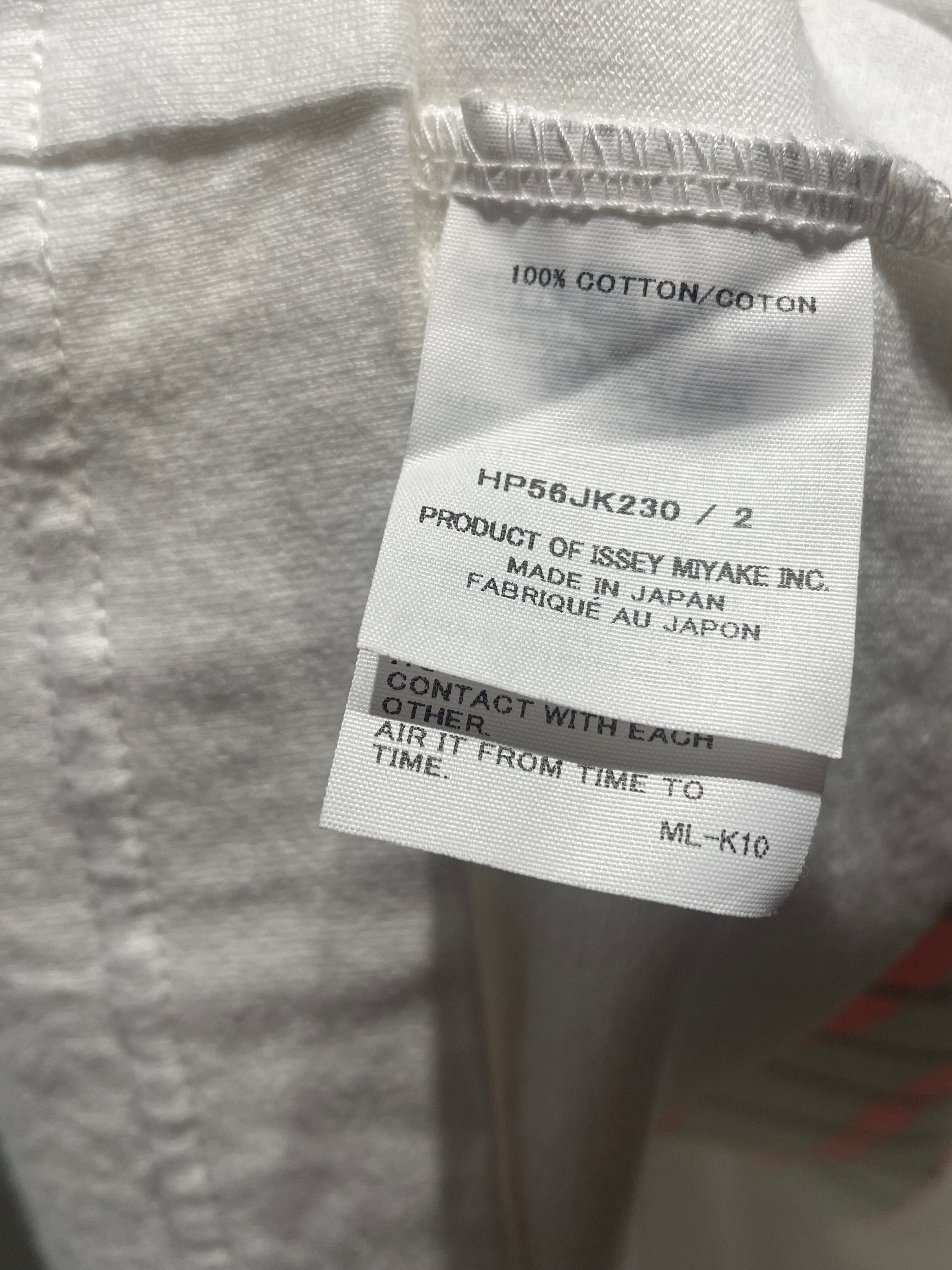 HOMME PLISSE ISSEY MIYAKE/T-Shirt/2/Cotton/WHT/Graphic/ view 4