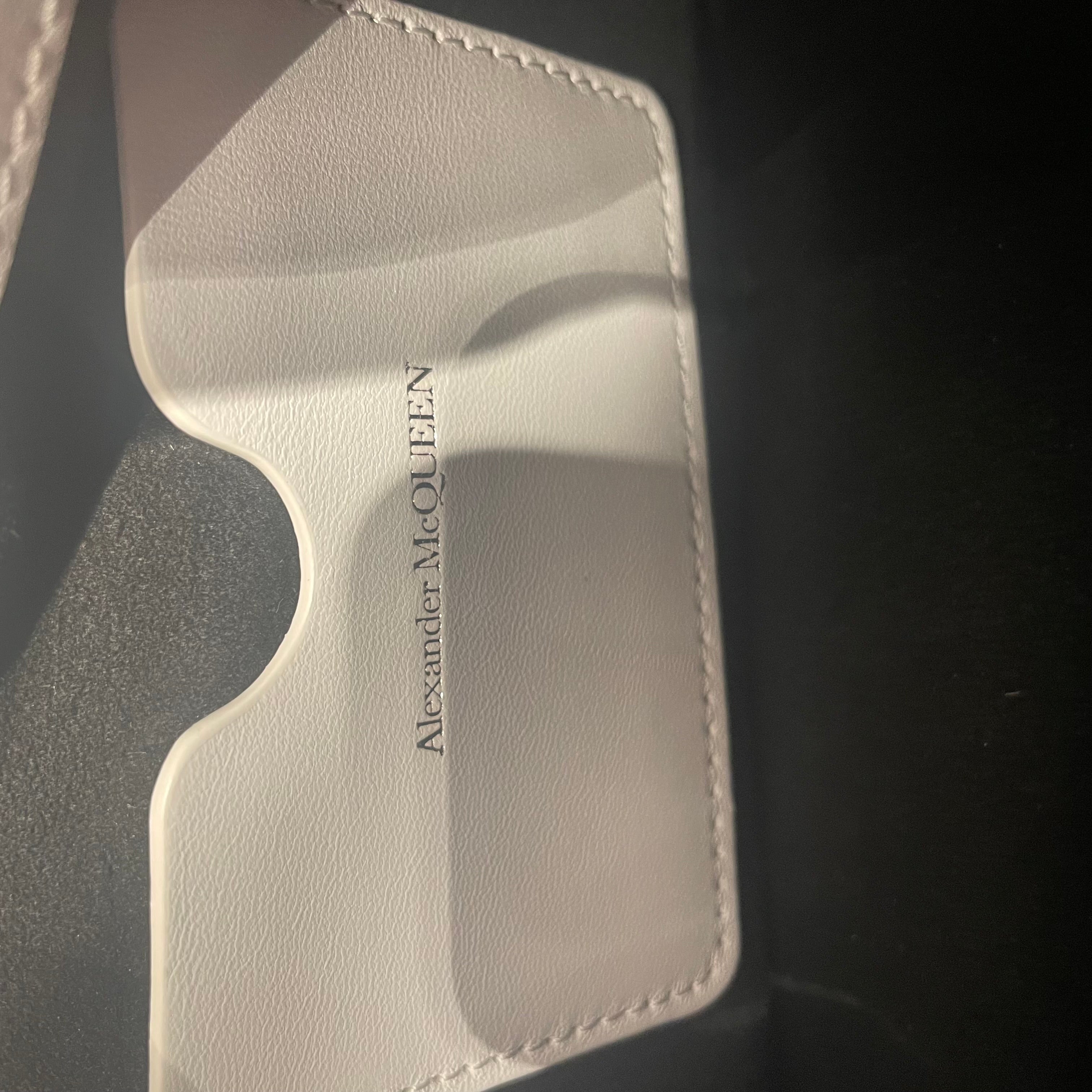 Alexander McQueen/Tote Bag/Leather/WHT/THE BALL view 5