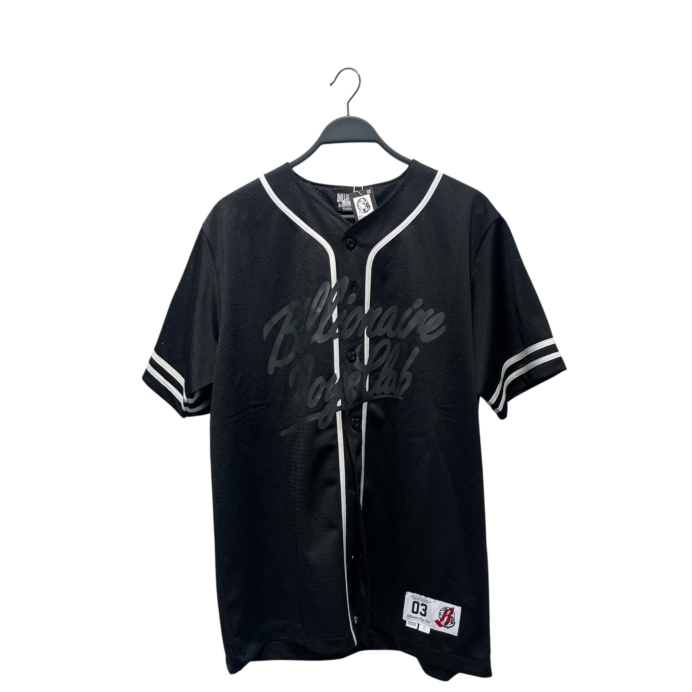 BILLIONAIRE BOYS CLUB/SS Shirt/L/Acrylic/BLK/ view 1
