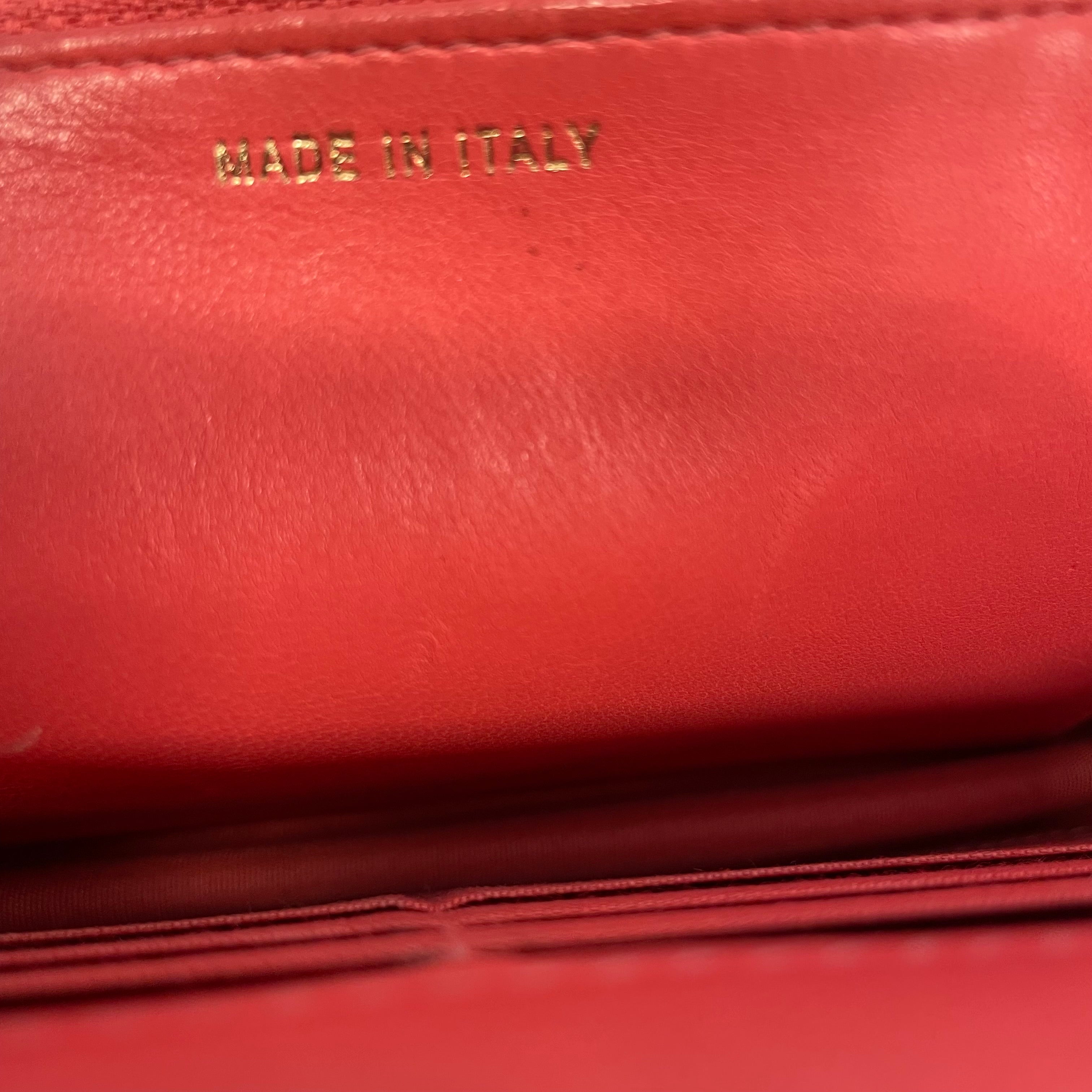 CHANEL/Cross Body Bag/Leather/PNK/camellia cc charm clutch view 4