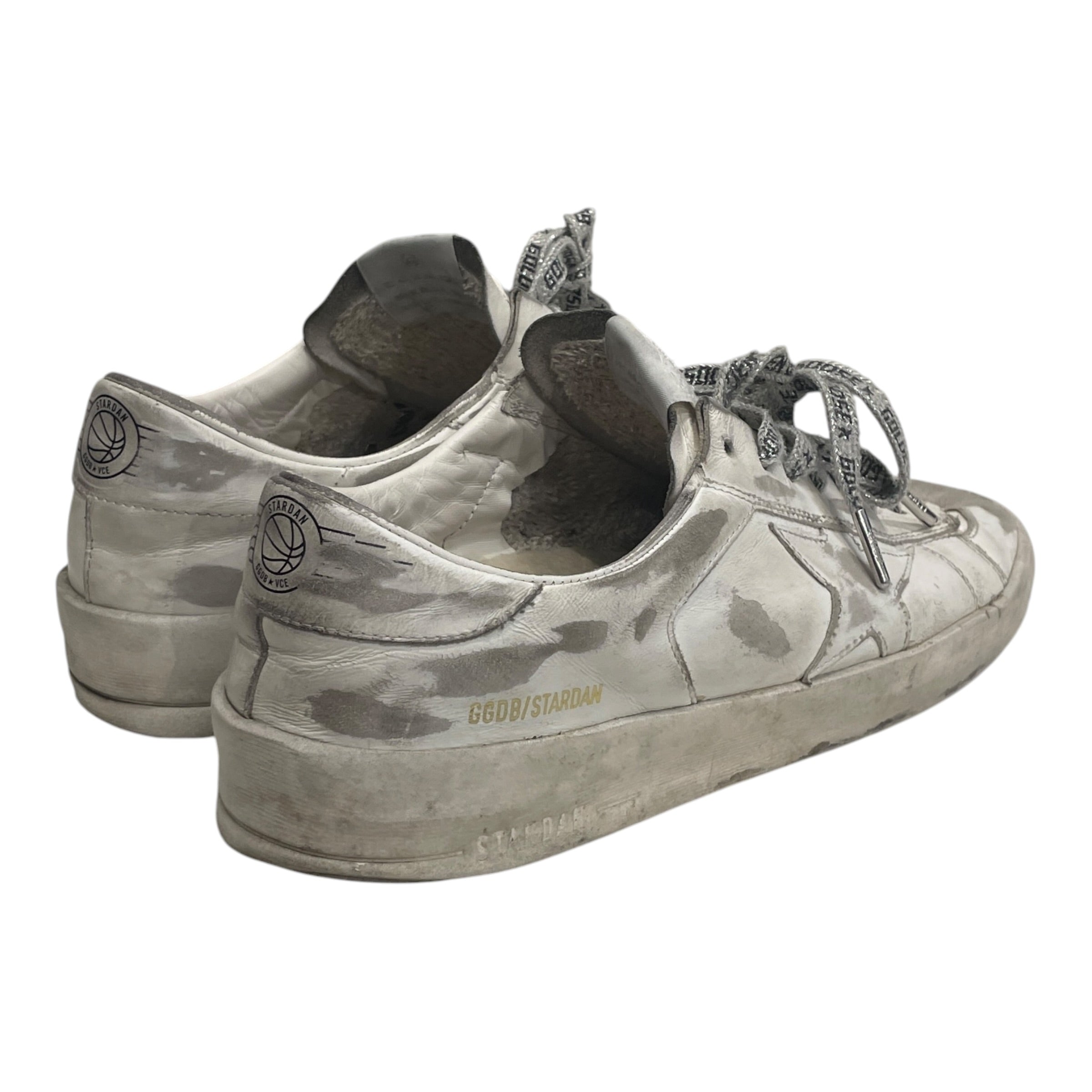 GOLDEN GOOSE/Low-Sneakers/US 10/Leather/WHT/PEARL HARDWEAR ON LEFT view 2