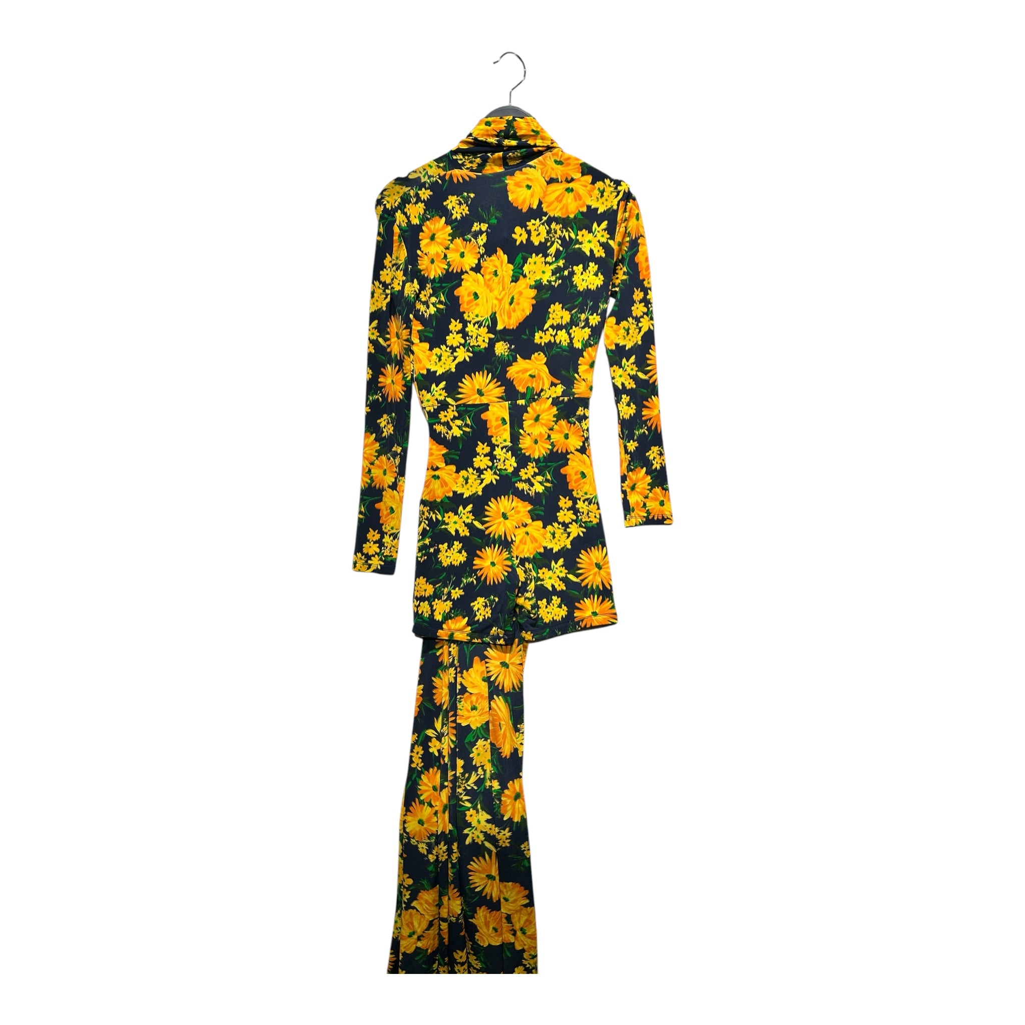 BALENCIAGA/LS Dress/36/Floral Pattern/Polyester/MLT/ view 2