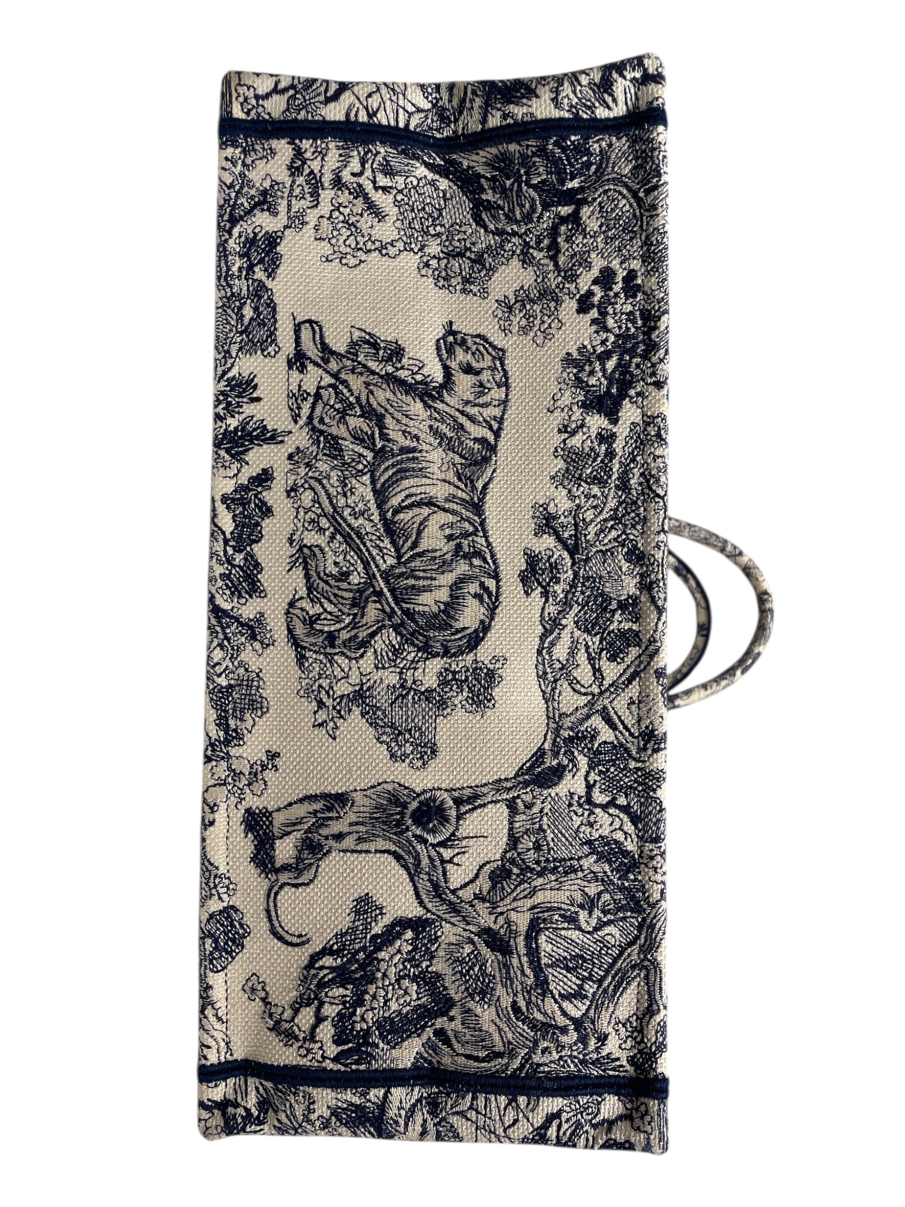 Christian Dior/Tote Bag/All Over Print/BLU/Book Tote Ecru and Blue Toile view 3