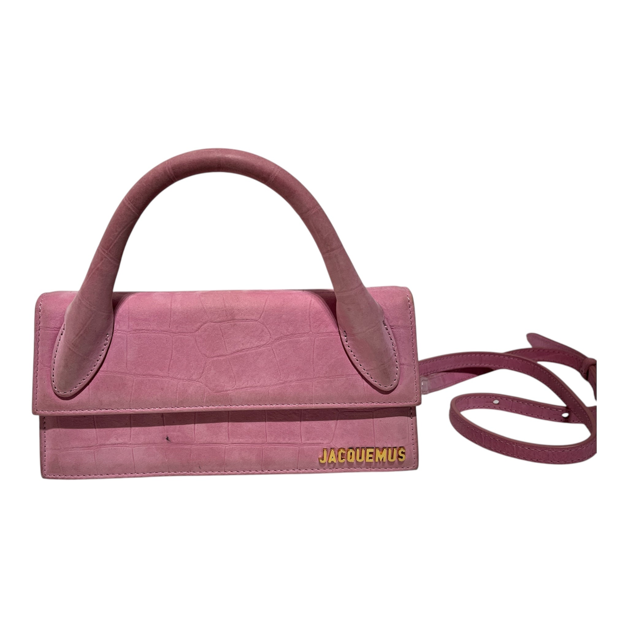 JACQUEMUS/Cross Body Bag/PNK/EMBOSSED LEATHER / STAINED view 1