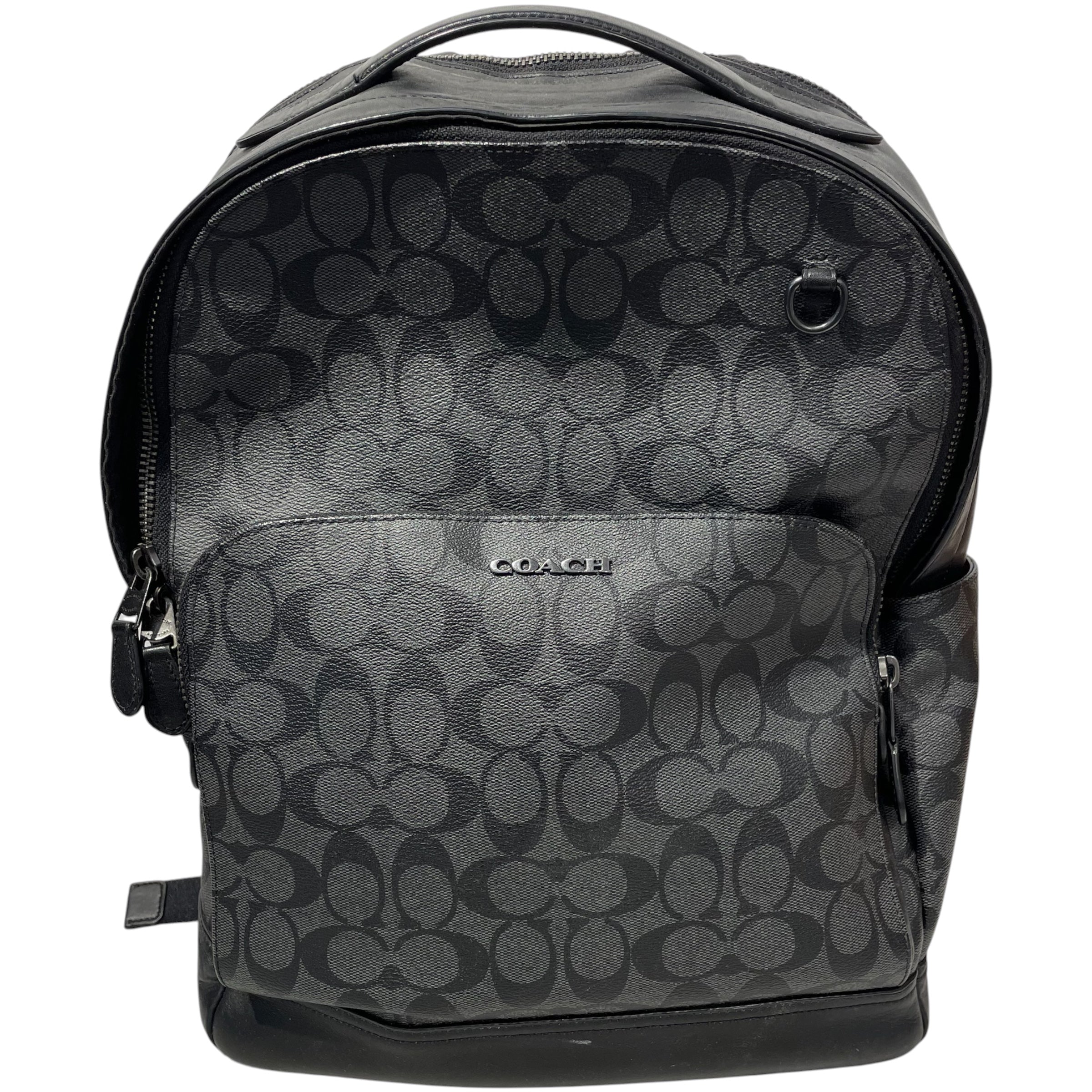 COACH/Backpack/Monogram/Leather/BLK/ view 1
