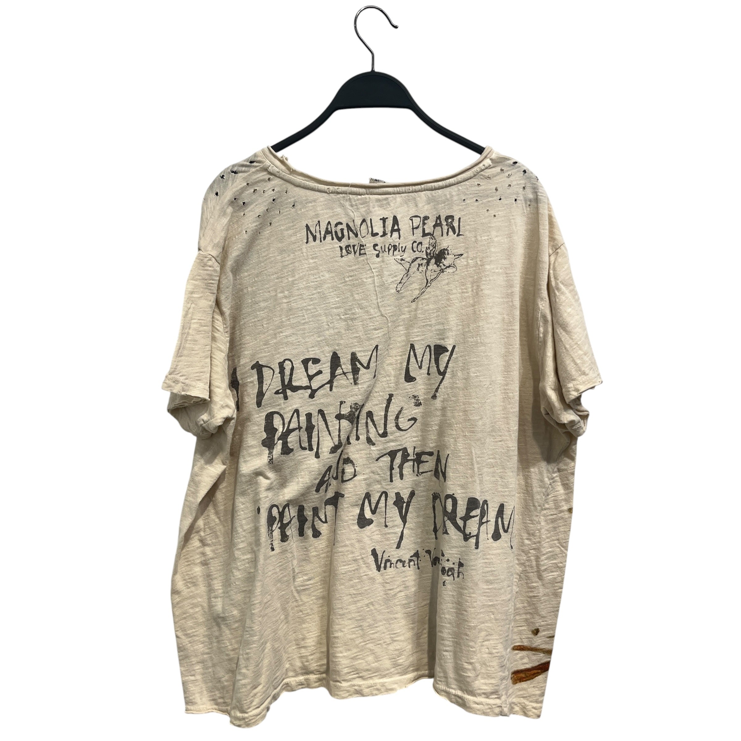 Magnolia Pearl/T-Shirt/Floral Pattern/Cotton/WHT/ view 2