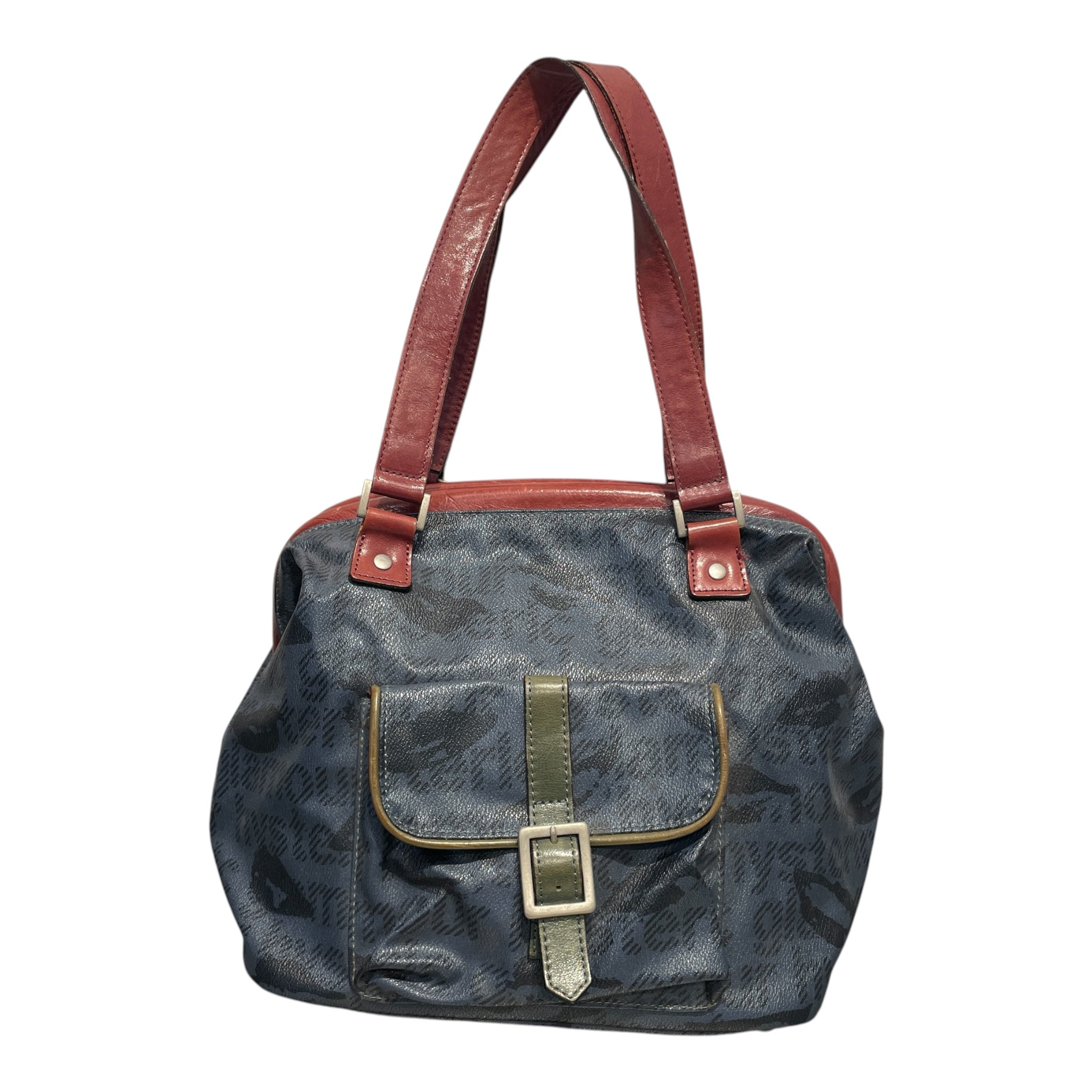 HYSTERIC GLAMOUR/Hand Bag/All Over Print/Leather/NVY/ view 1
