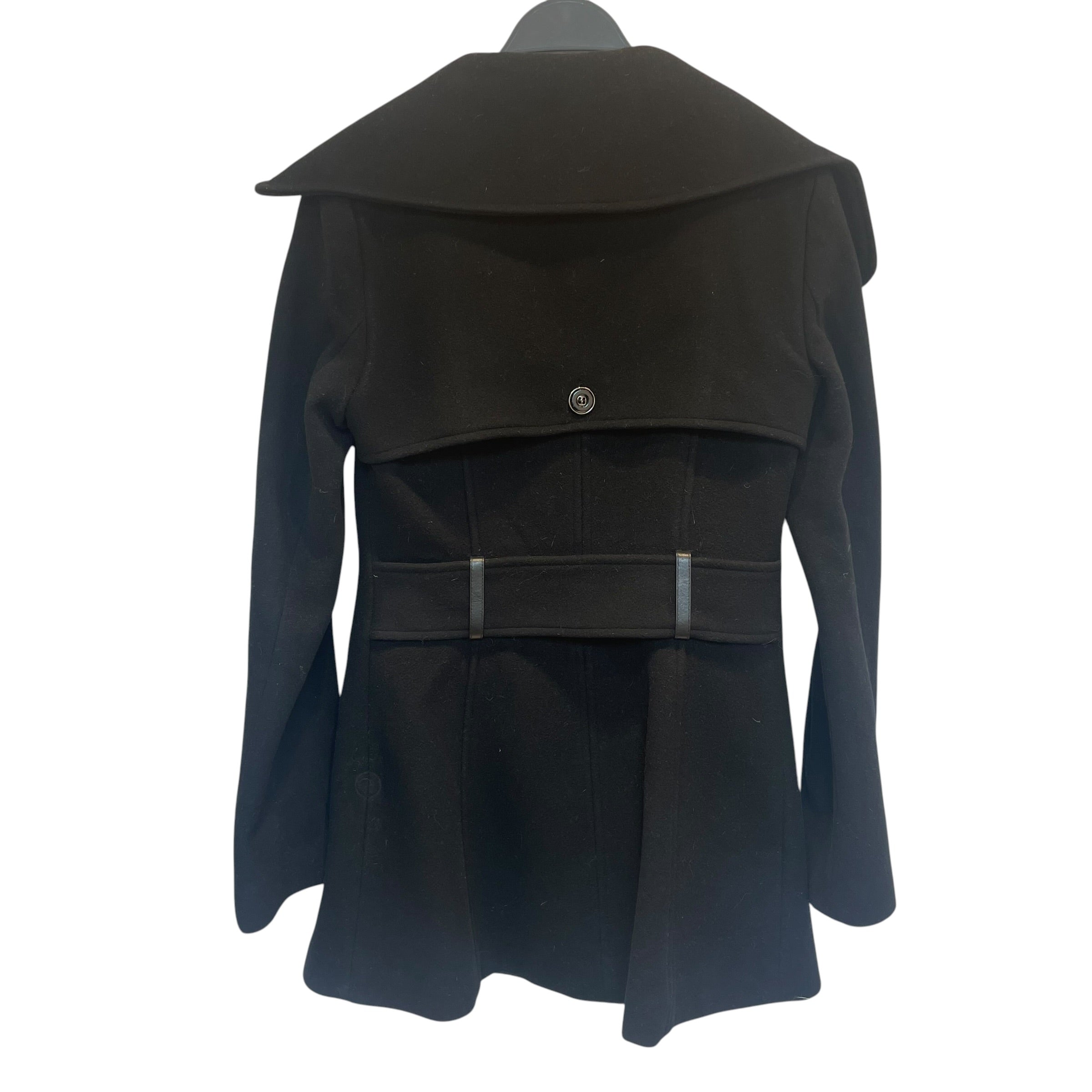 MACKAGE/Trench Coat/XS/Wool/BLK/8 BUTTON/LEATHER POCKET LINING view 1