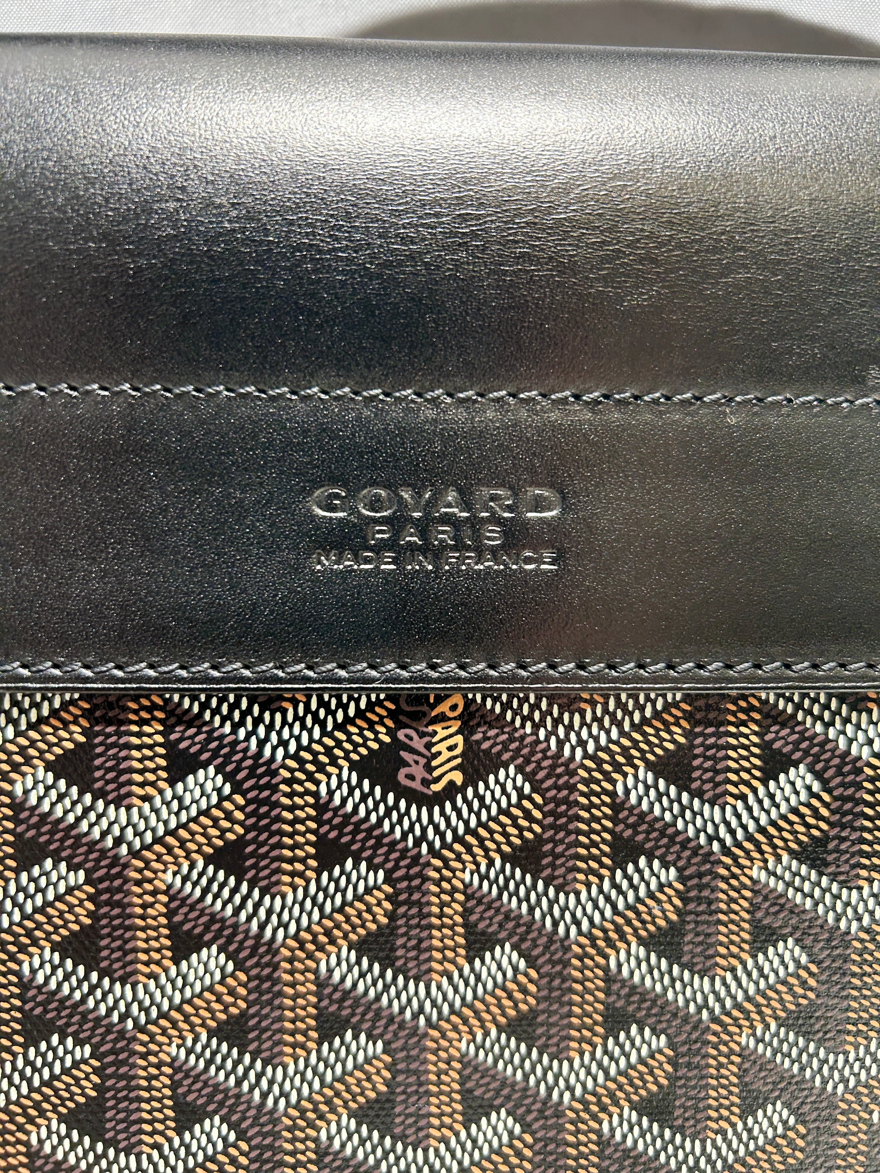 GOYARD/Briefcase/Monogram/BLK/goyardine buckle briefcase view 5