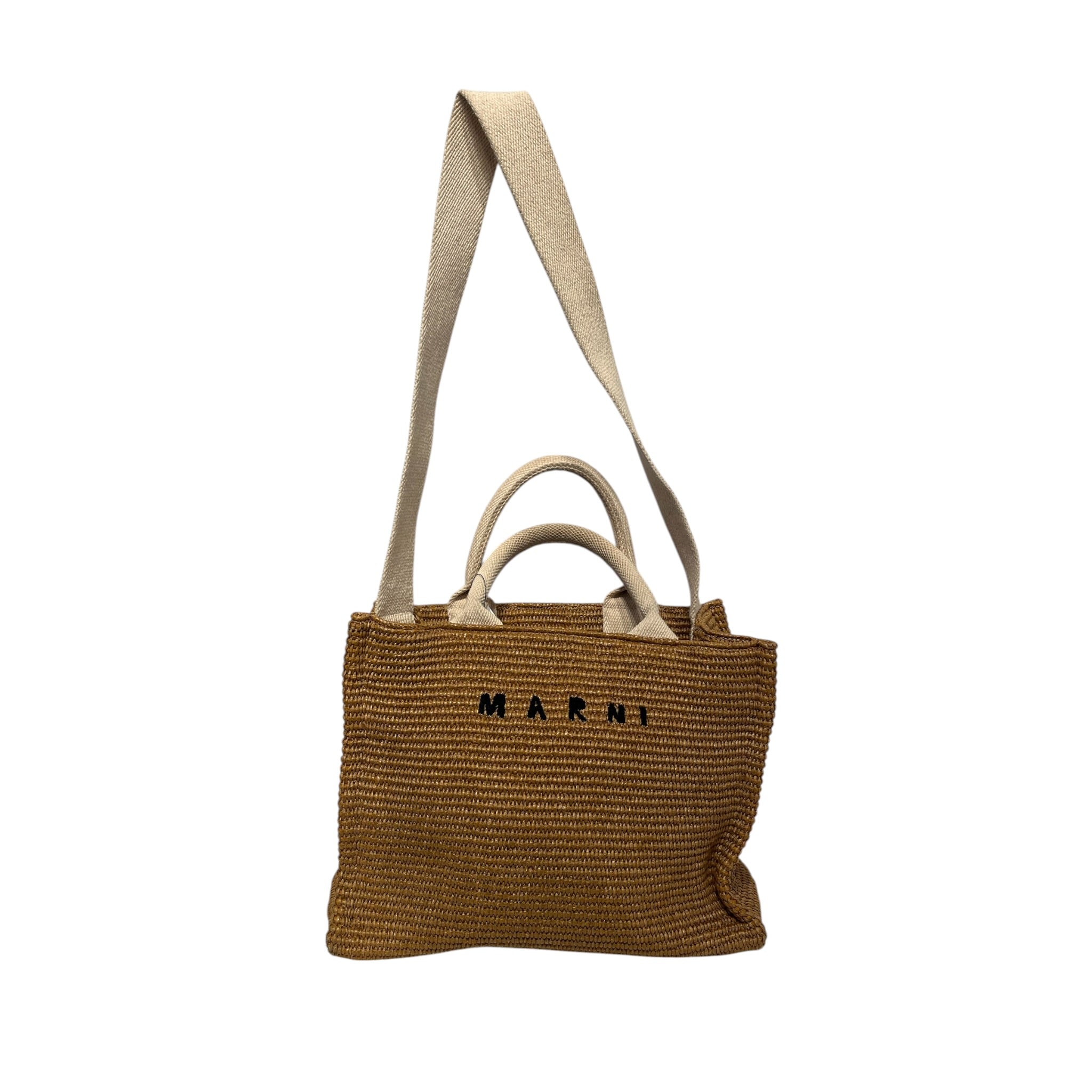 MARNI/Tote Bag/CML/RAFFIA TOTE/ TOP HANDLE view 1