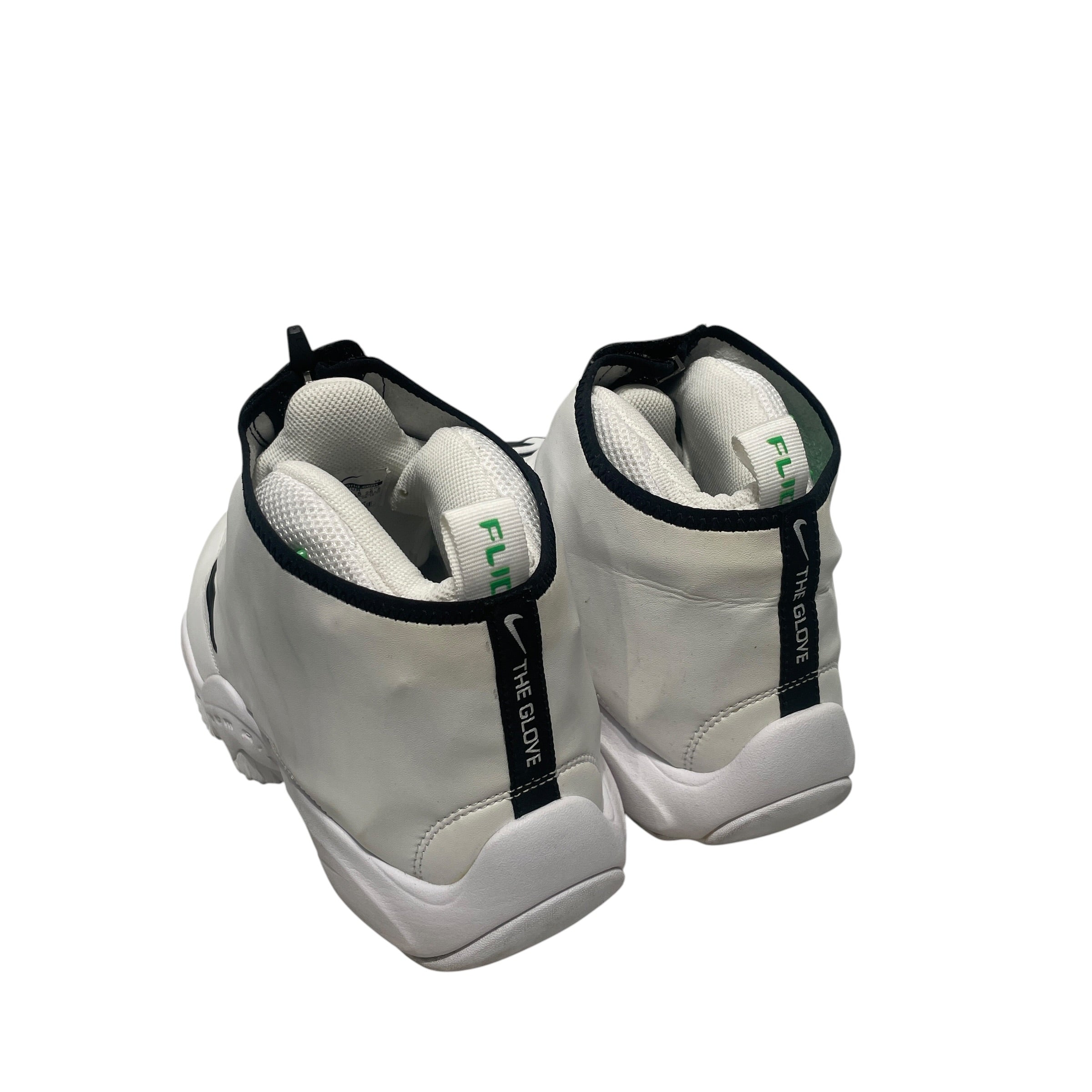 NIKE/Hi-Sneakers/US 10.5/Leather/WHT/AIR ZOOM FLIGHT THE GLOVE view 2