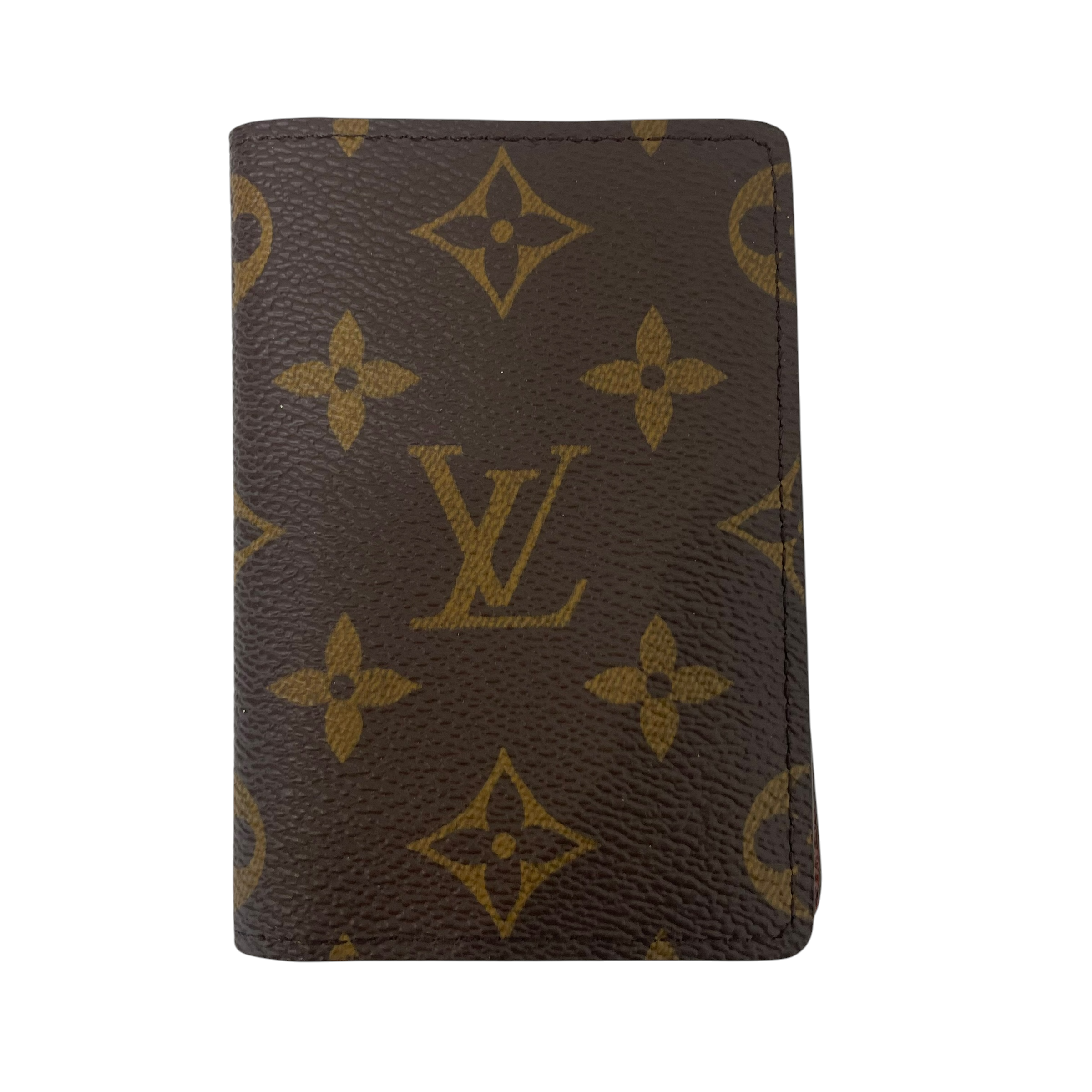 LOUIS VUITTON/Wallet/Monogram/Leather/BRW/POCKET ORGANIZER view 1