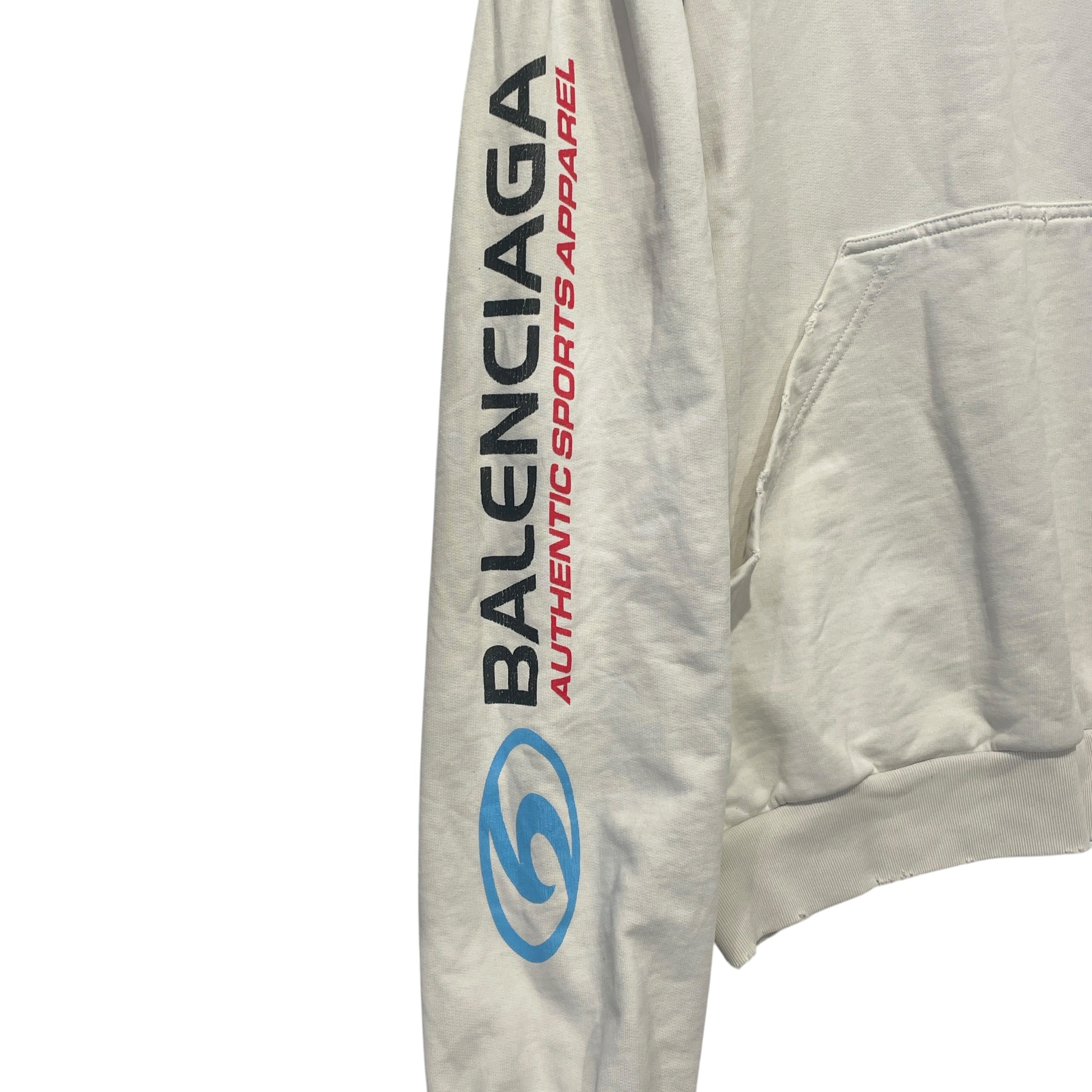 BALENCIAGA/Hoodie/2/Cotton/CRM/SURF HOODIE view 5