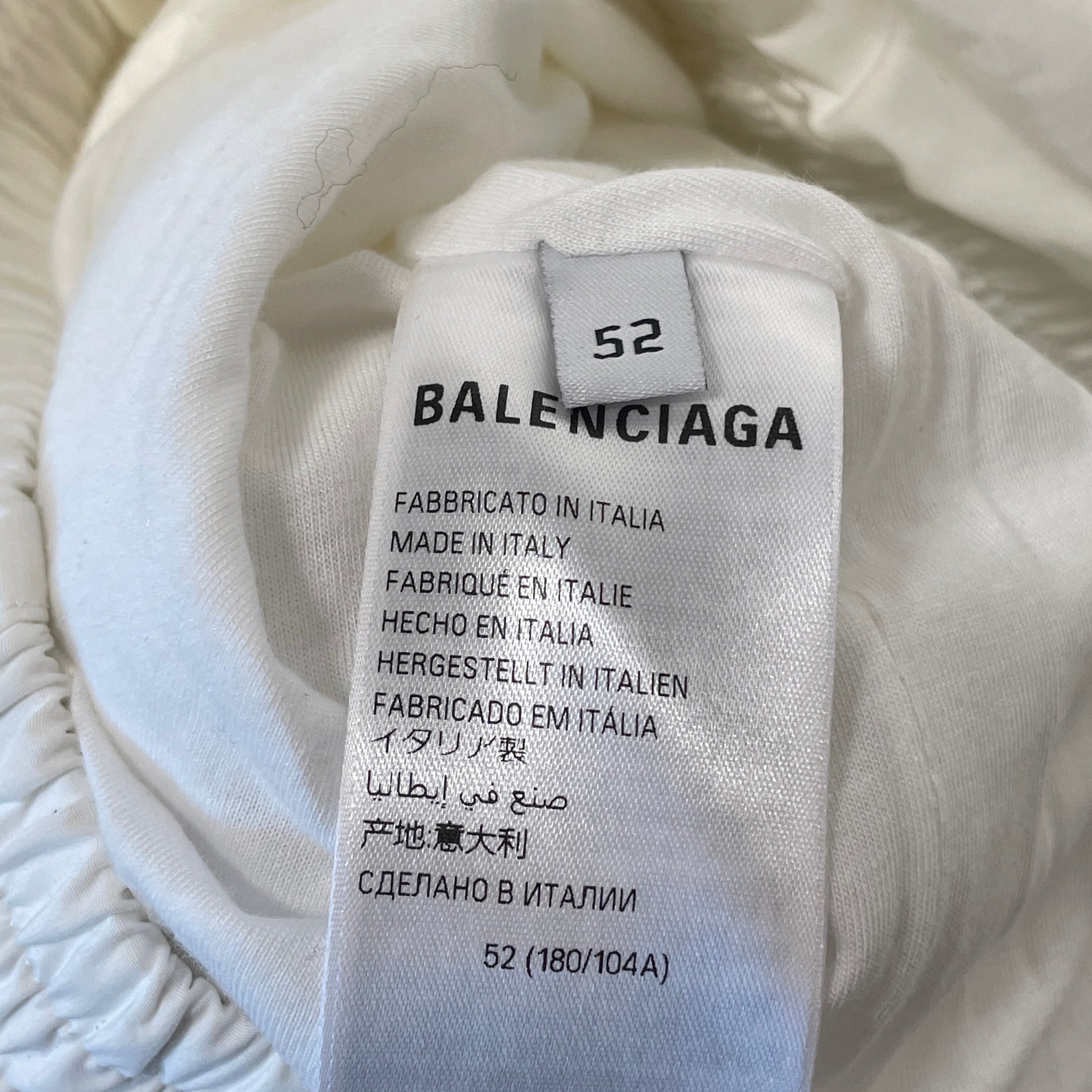 BALENCIAGA/Track Jkt/52/Nylon/WHT/TECHNO TRACK JACKET view 10
