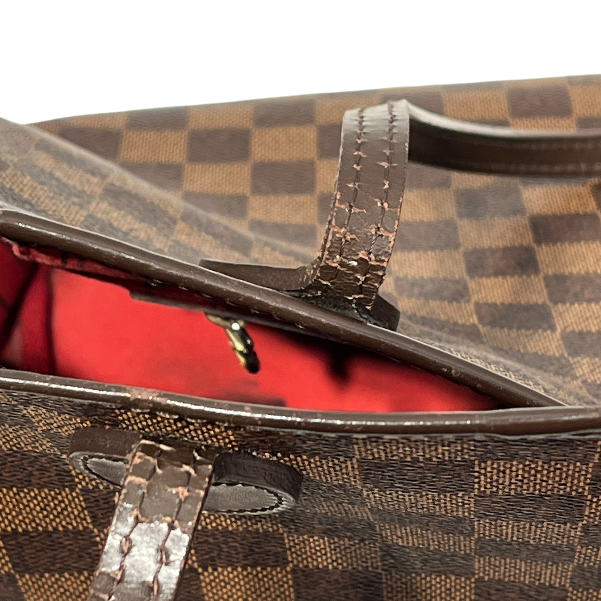 LOUIS VUITTON/Tote Bag/Monogram/Leather/BRW/Neverfull MM Damier Ebene Tote view 13