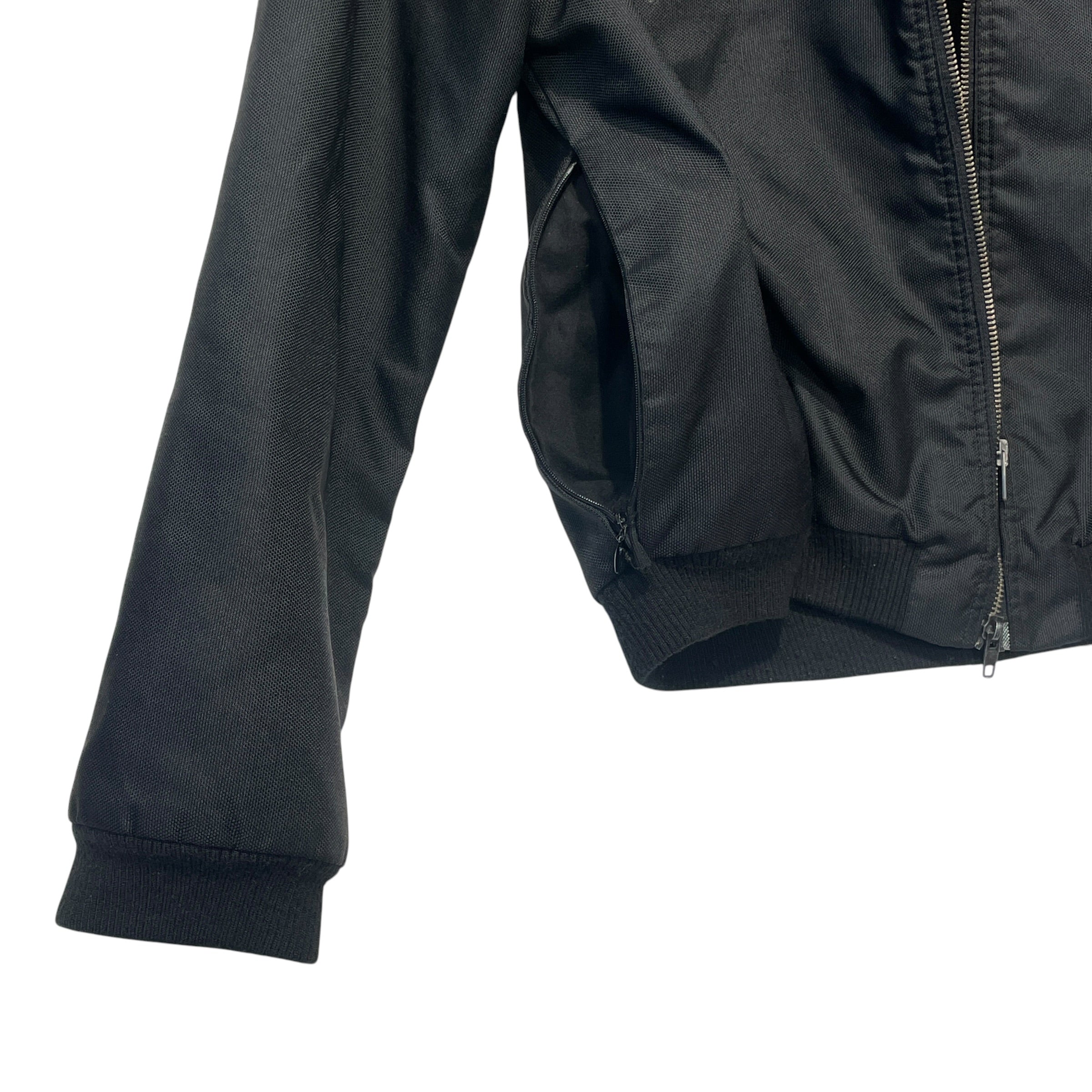 Helmut Lang/Vintage/Deck Jkt/40/Cotton/BLK/1999 MADE IN ITALY BOMBER view 4