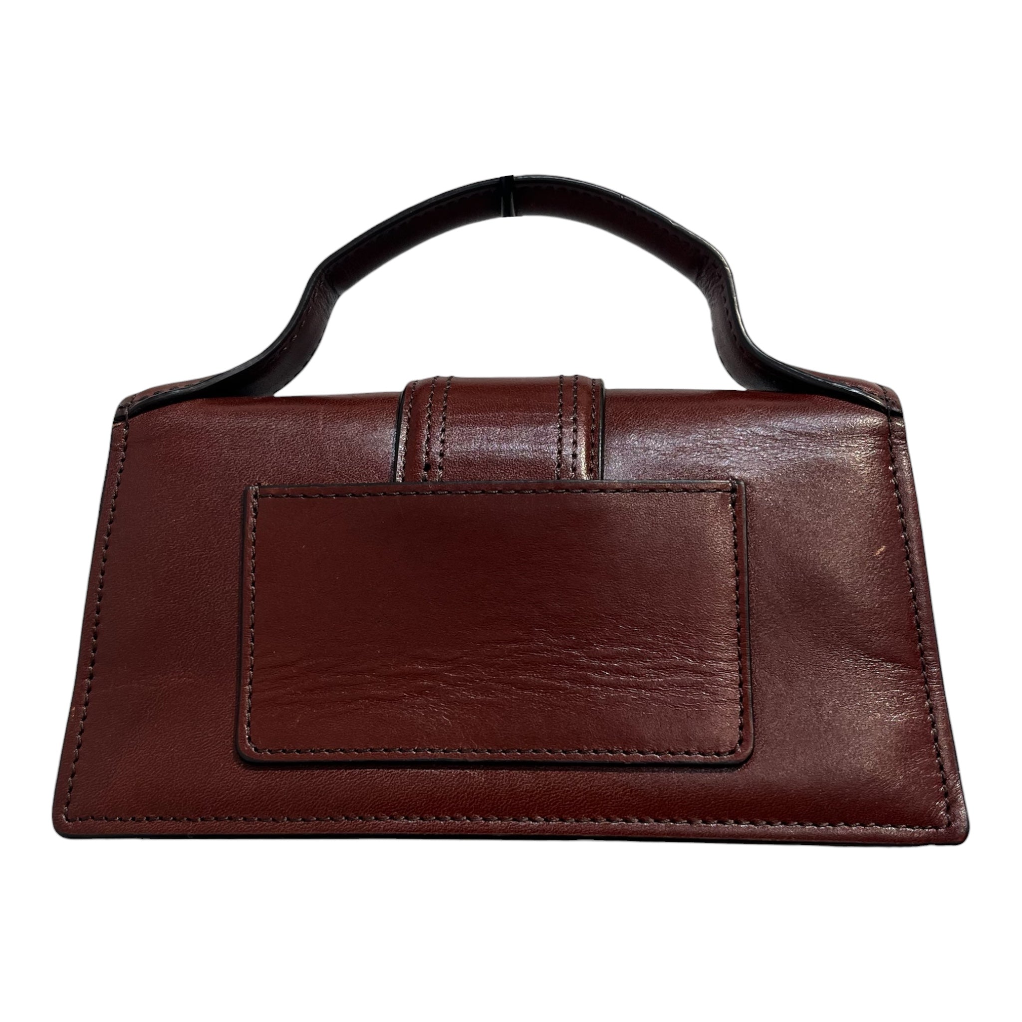 JACQUEMUS/Cross Body Bag/Leather/BRW/LE BAMBINO GOLD HARDWARE view 2