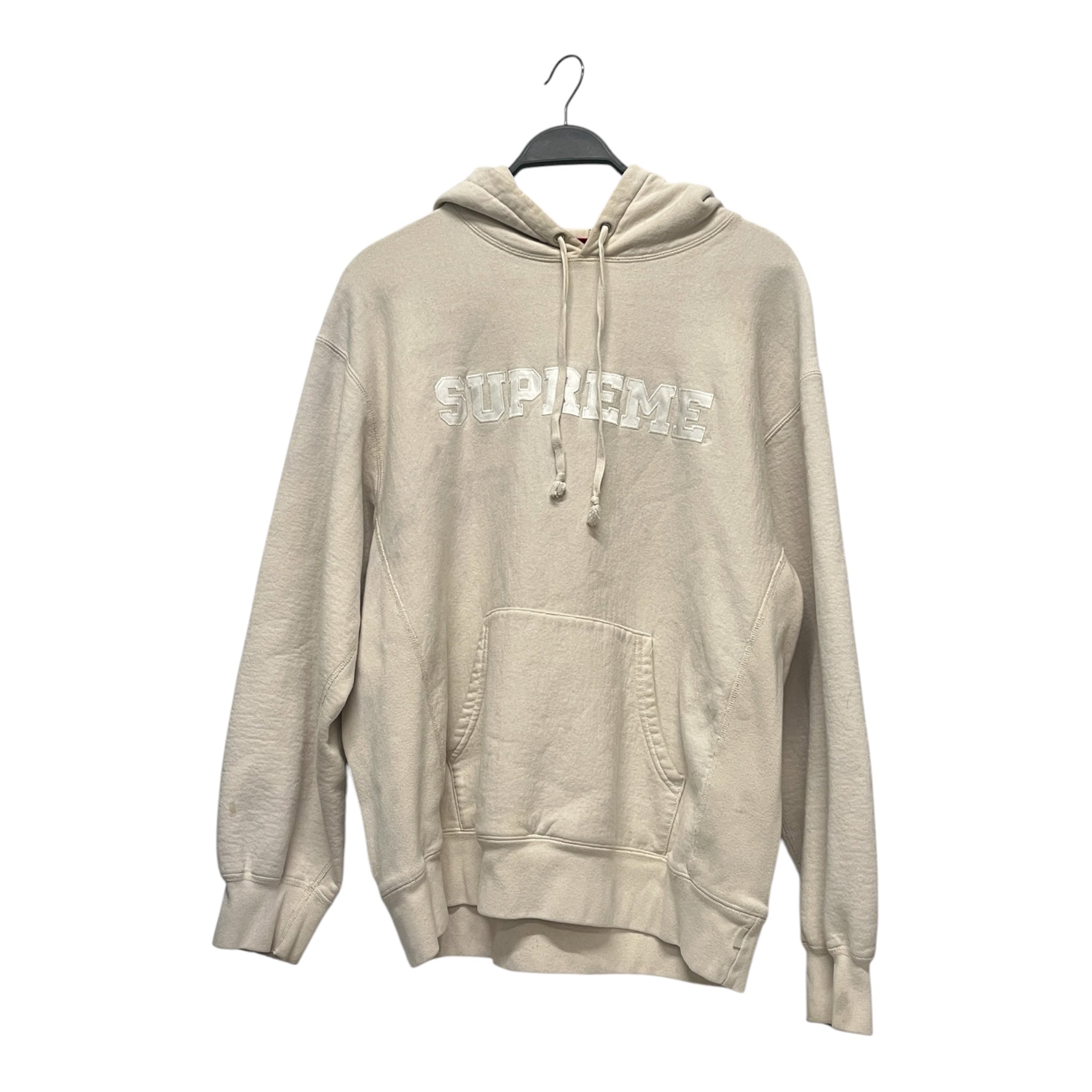 Supreme/Hoodie/L/Cotton/CRM/COLLEGIETE LOGO PULLOVER view 1