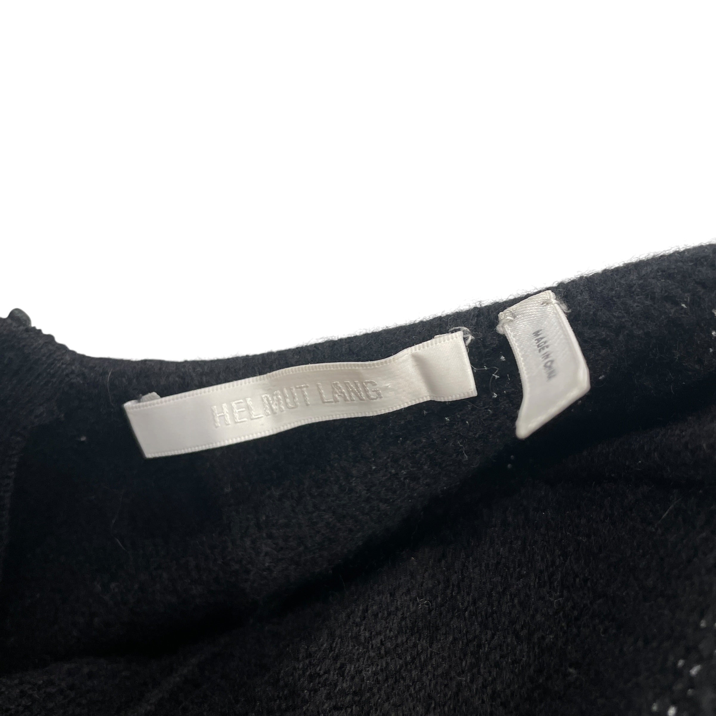 Helmut Lang/SL Blouse/XS/Wool/BLK/WOOL STRAPLESS TOP view 3