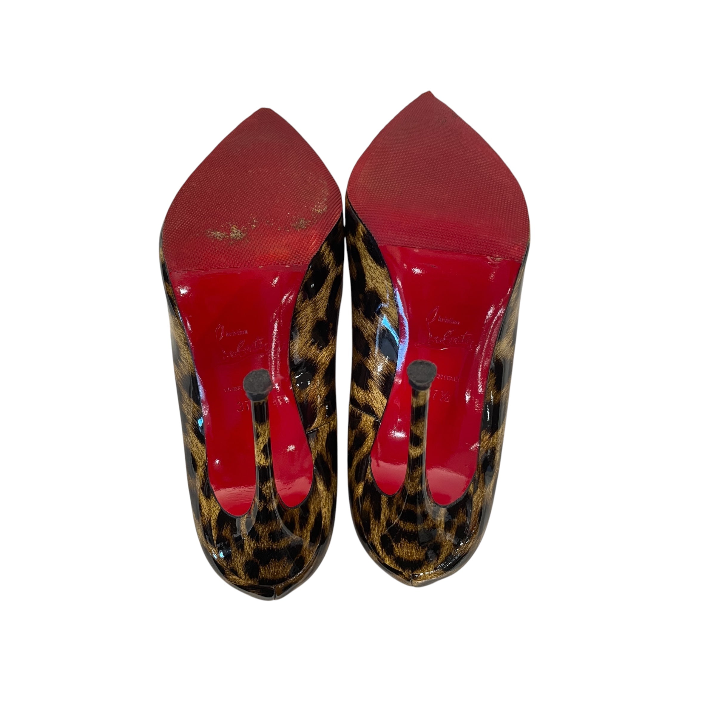 Christian Louboutin/Heels/US 6.5/Leopard/Leather/CML/RED BOTTOM view 5