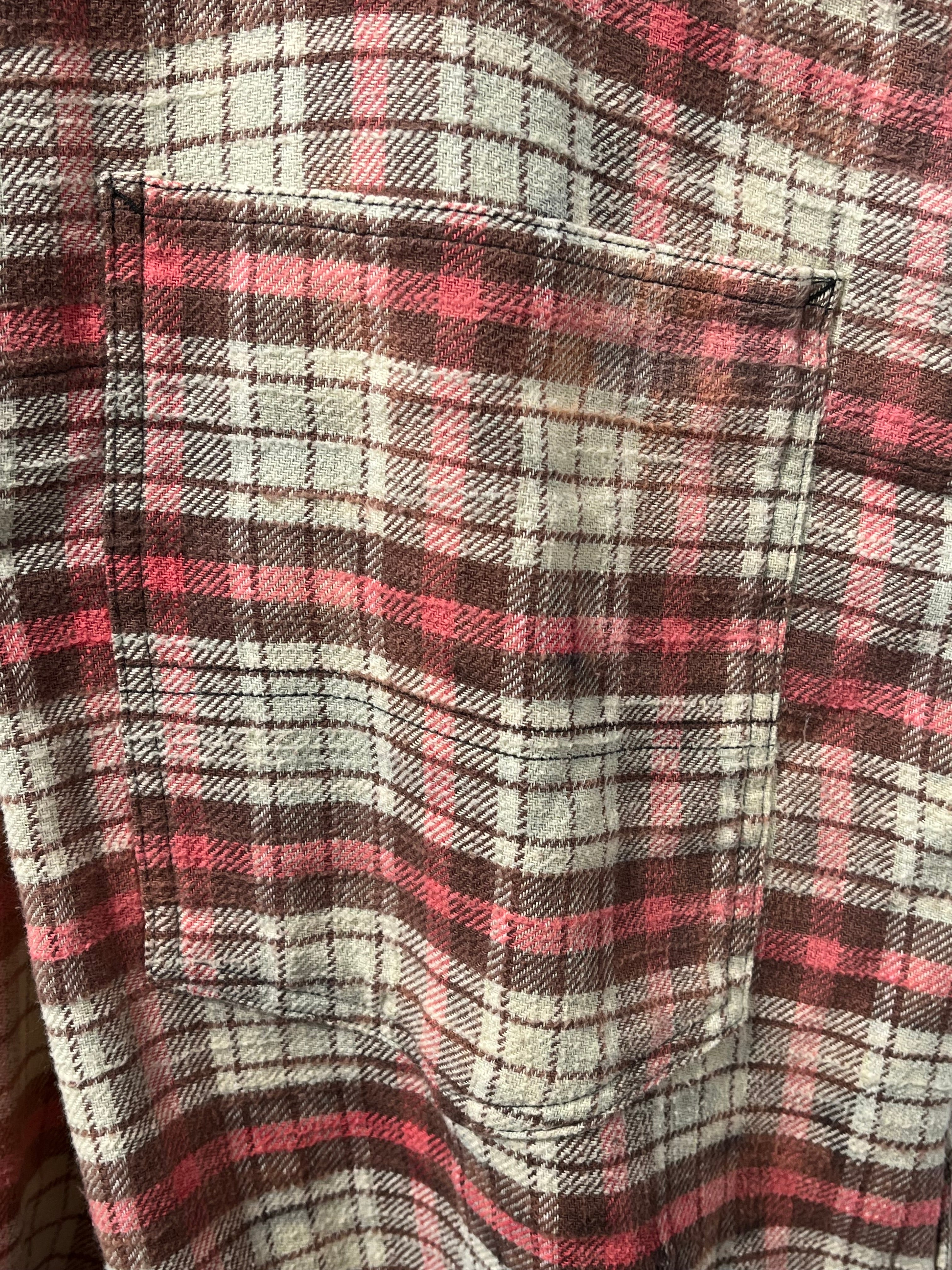 R13/Overall/S/Plaid/Cotton/RED/WIDE LEG CROPPED OVERSALLS view 4