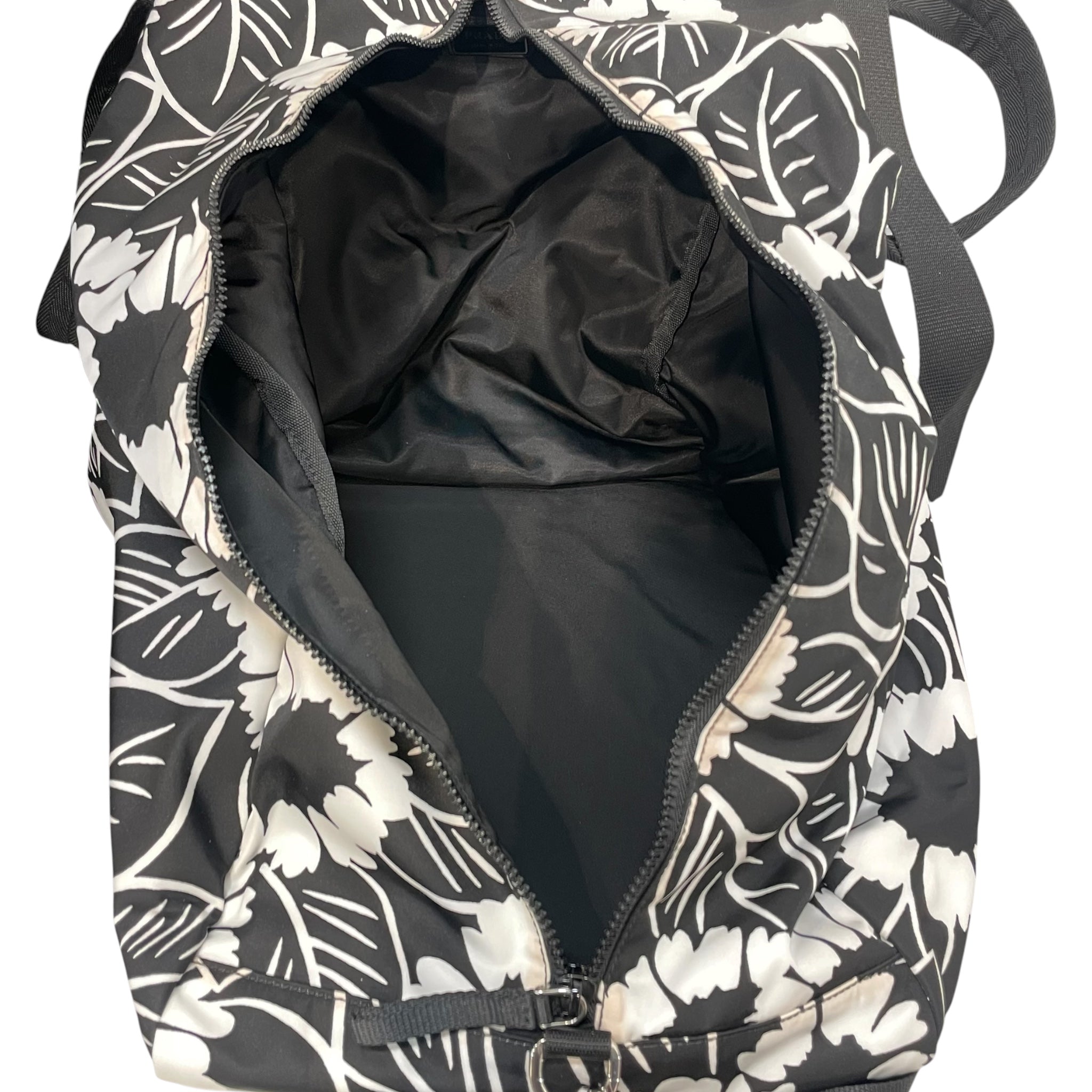 PRADA/Bag/FREE/Floral Pattern/Nylon/BLK/TRIANGLE BAG SIDE BAG view 5