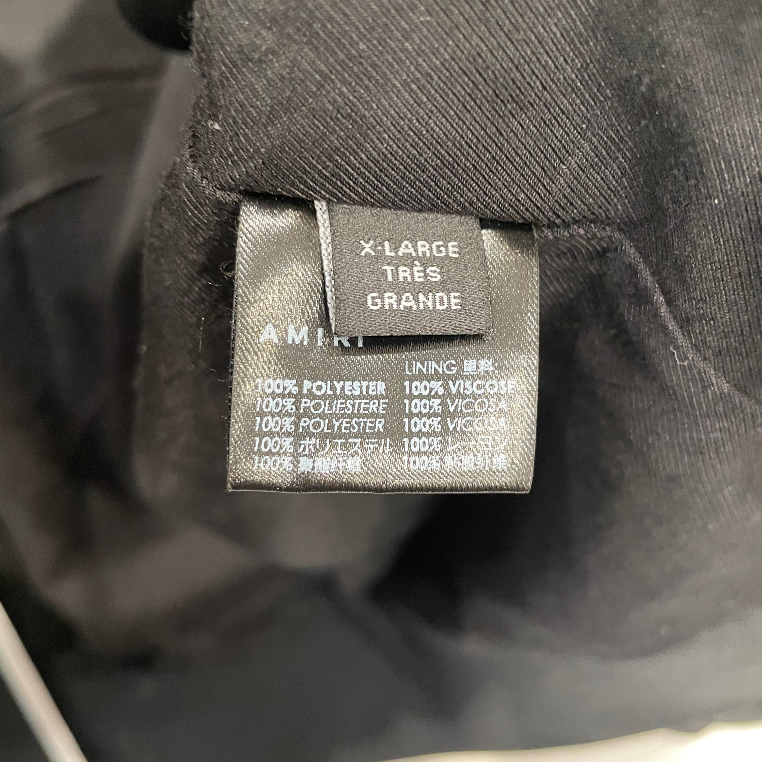 AMIRI/Track Jkt/XL/Polyester/BLK/AMIRI EMBRODERY view 4