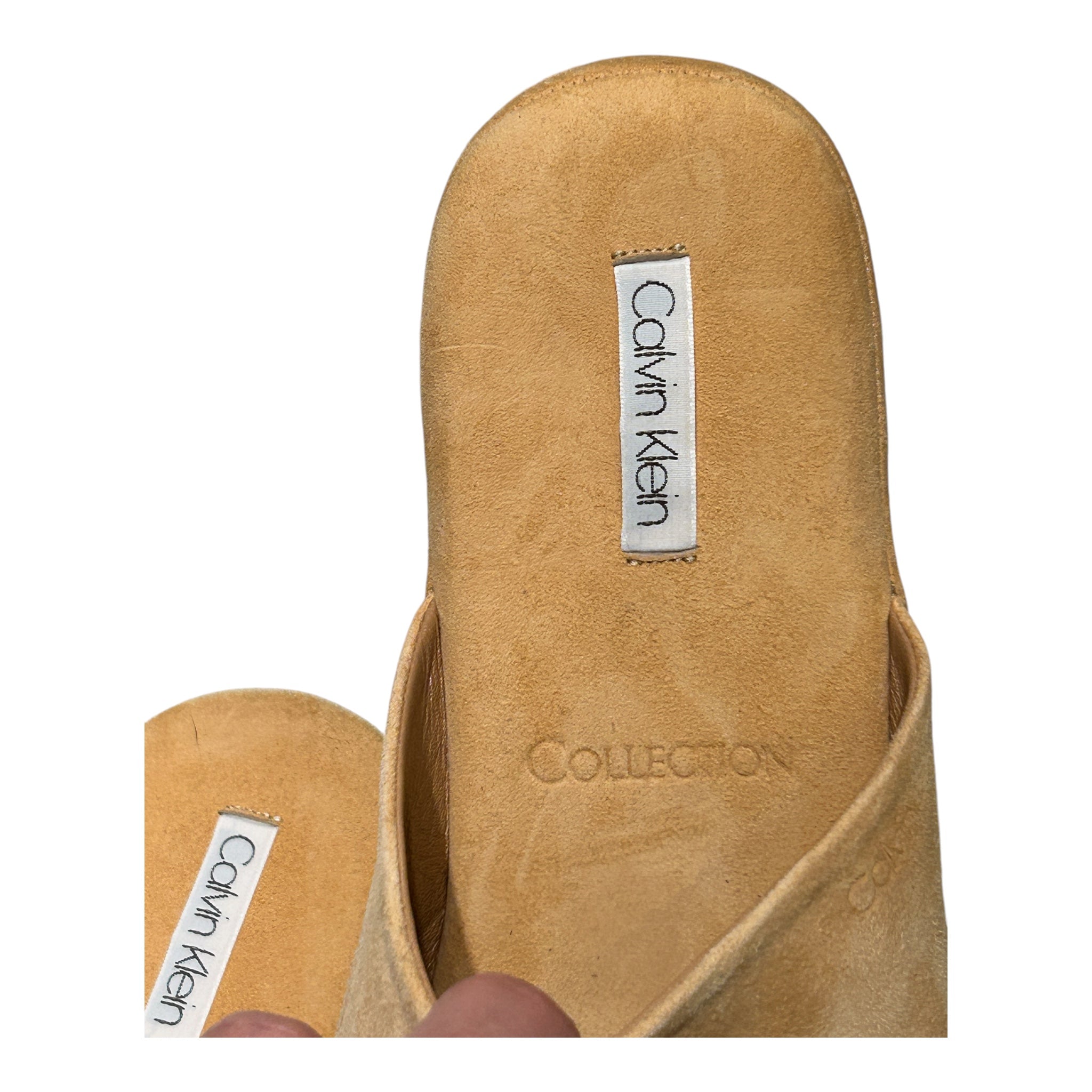 Calvin Klein/Flat Shoes/EU 37/Suede/BEG/ view 3