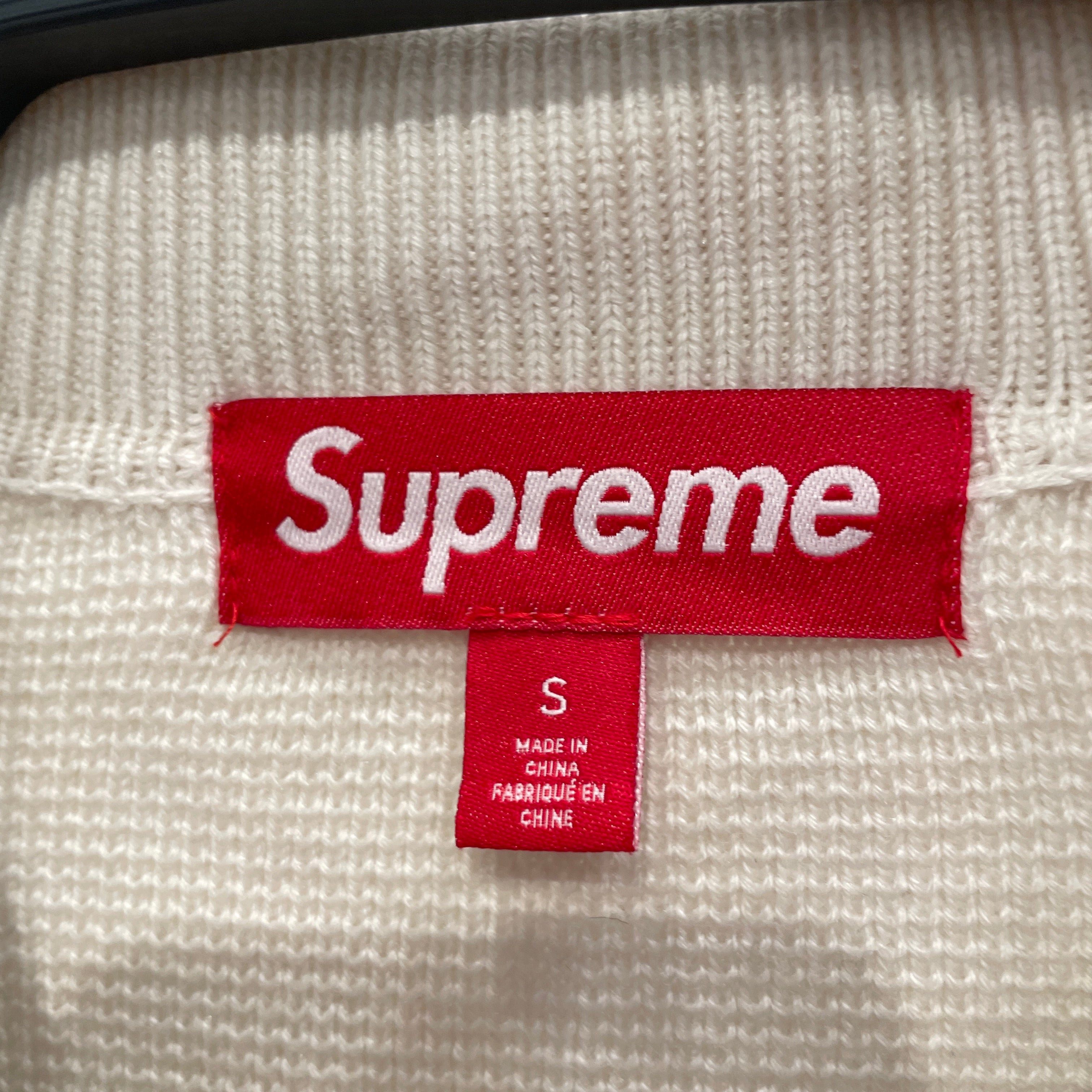 Supreme/Jacket/S/Acrylic/CRM/CROCHET ZIP-CARDIGAIN view 3