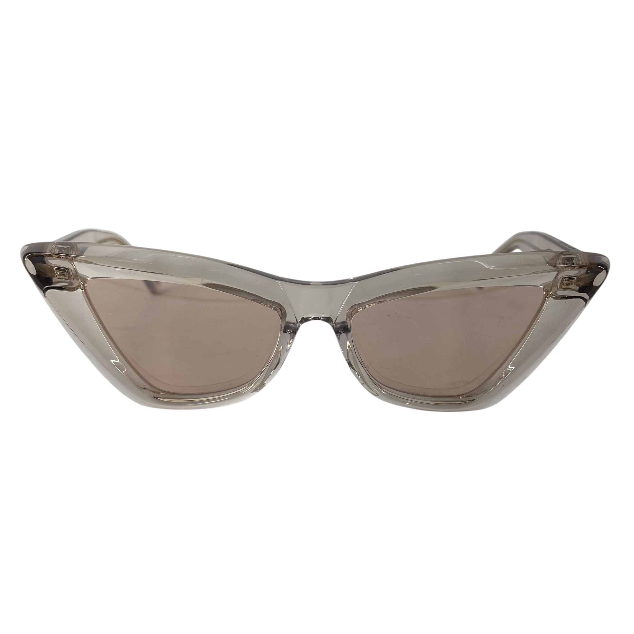 BOTTEGA VENETA/Sunglasses/Plastic/PNK/CLEAR CAT EYE view 1
