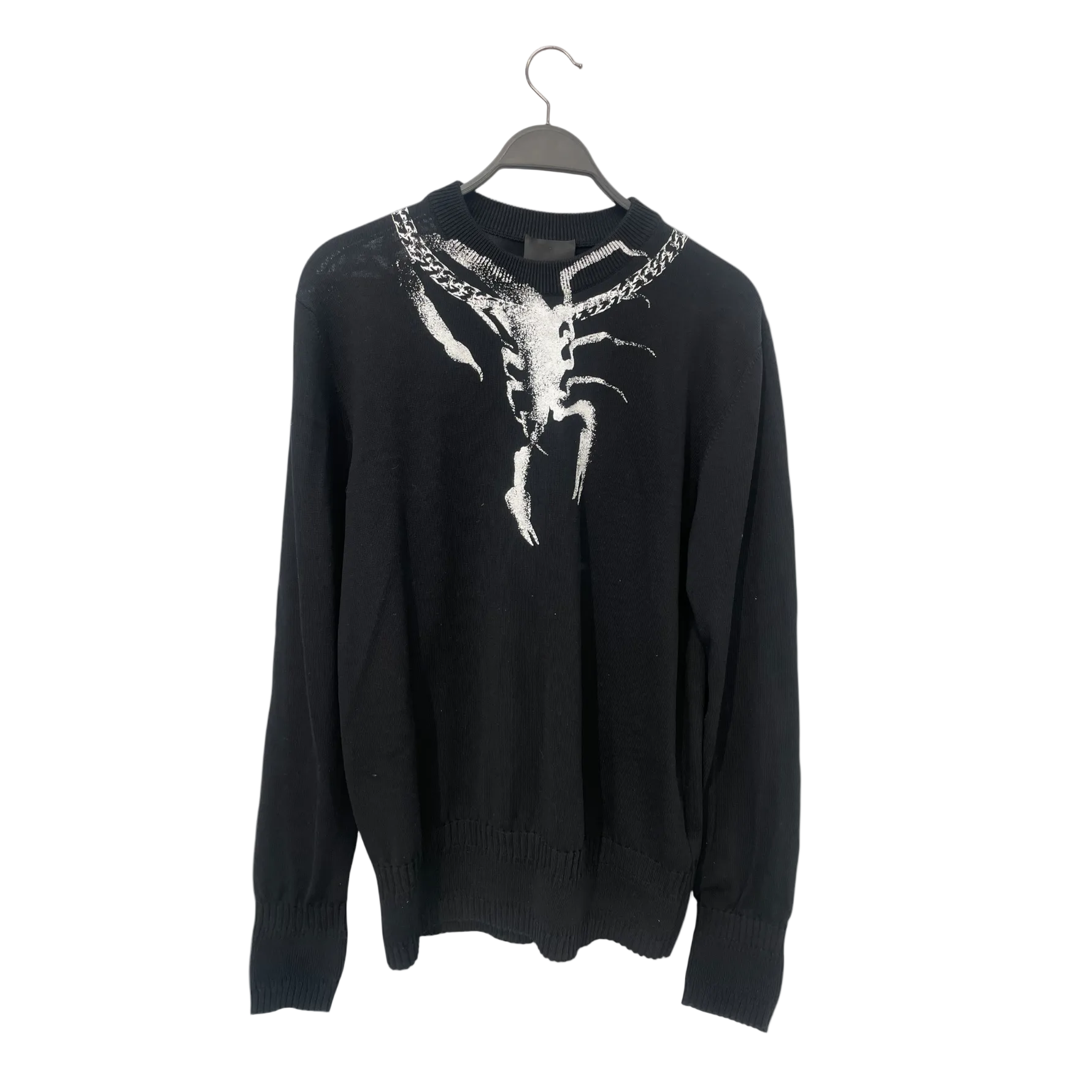 GIVENCHY/Sweater/L/Graphic/Cotton/BLK/scorpio print sweater view 1