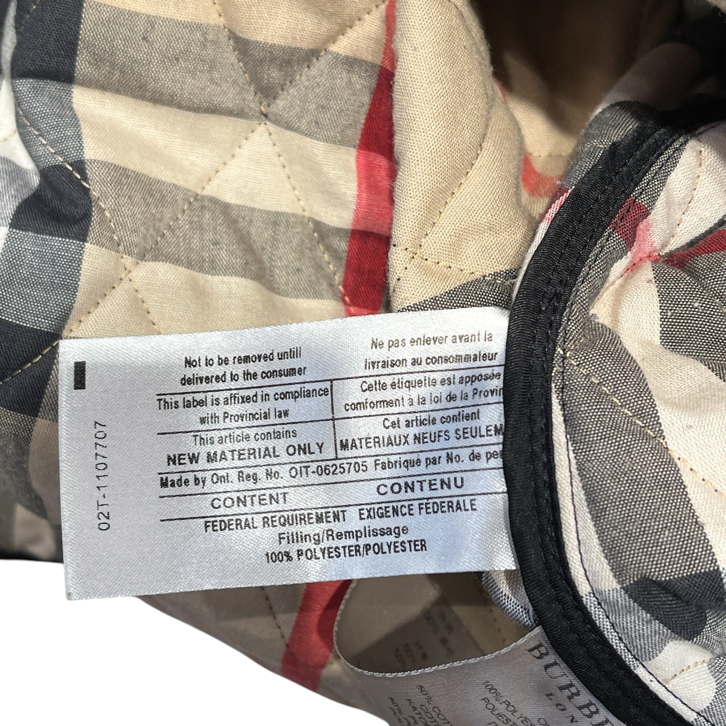 BURBERRY LONDON/Spring Coat/L/Nylon/BLK/QUILTED view 7