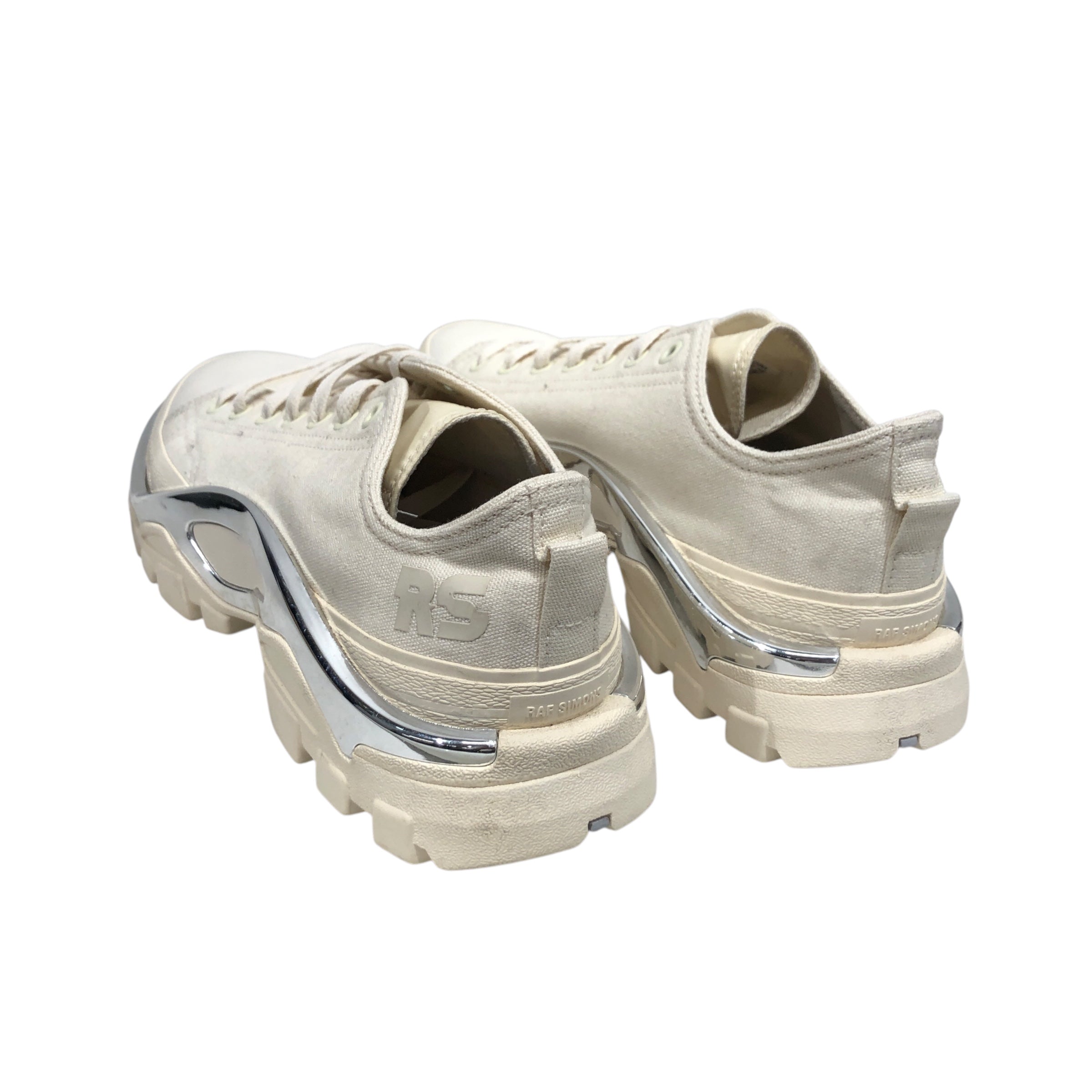 RAF SIMONS/adidas/Low-Sneakers/US 11/Cotton/WHT/ view 2