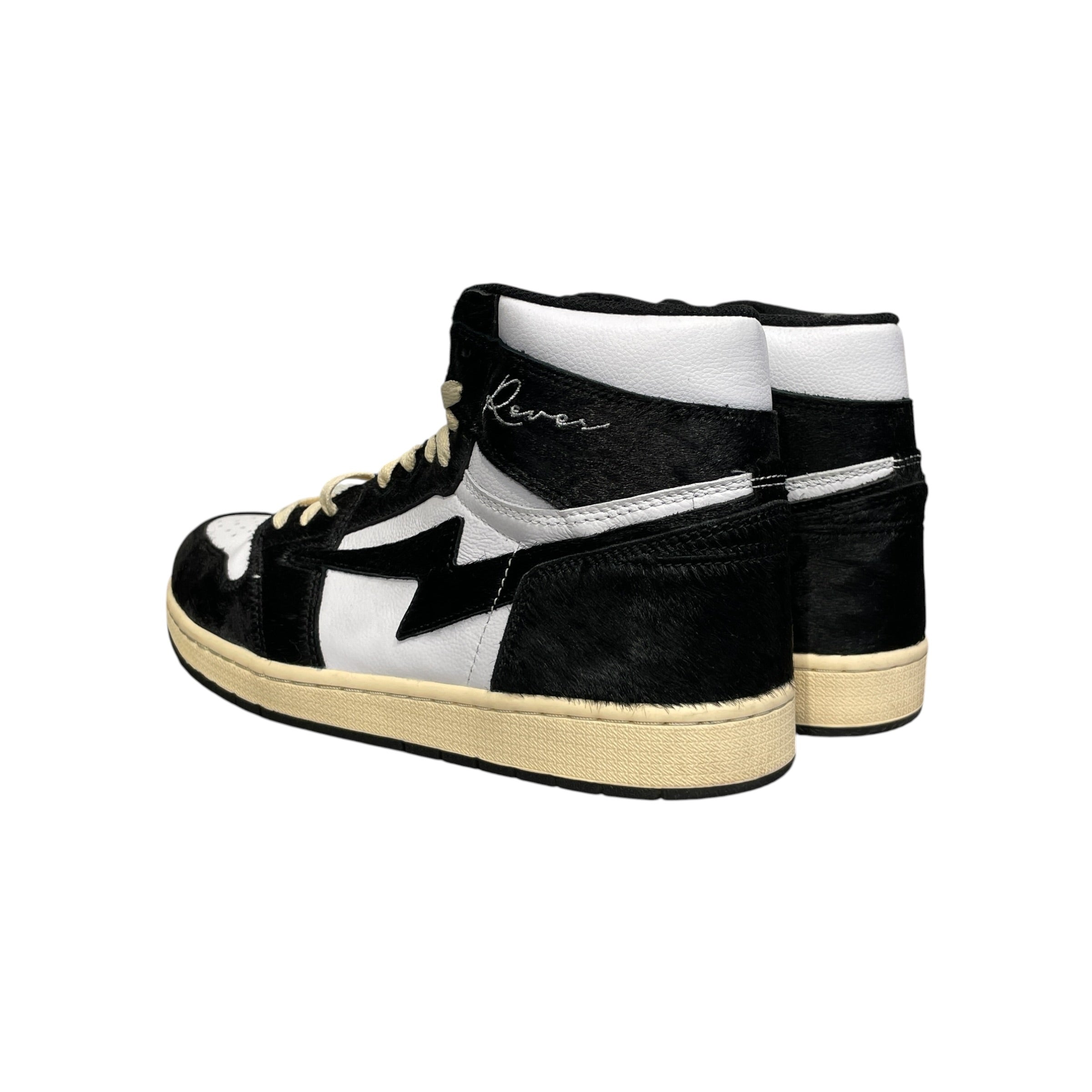 KOOL KIY/Hi-Sneakers/US 13/Leather/BLK/KOOL KIY PANDA 85' HIGH view 2