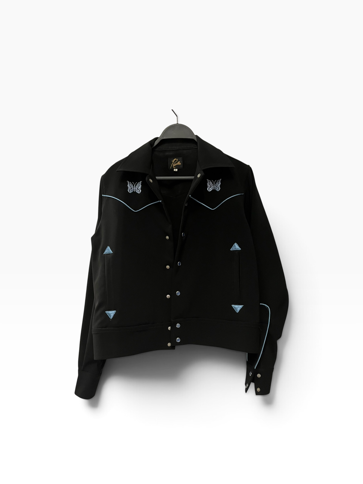 Needles/Jacket/S/Polyester/BLK/piping cowboy view 2