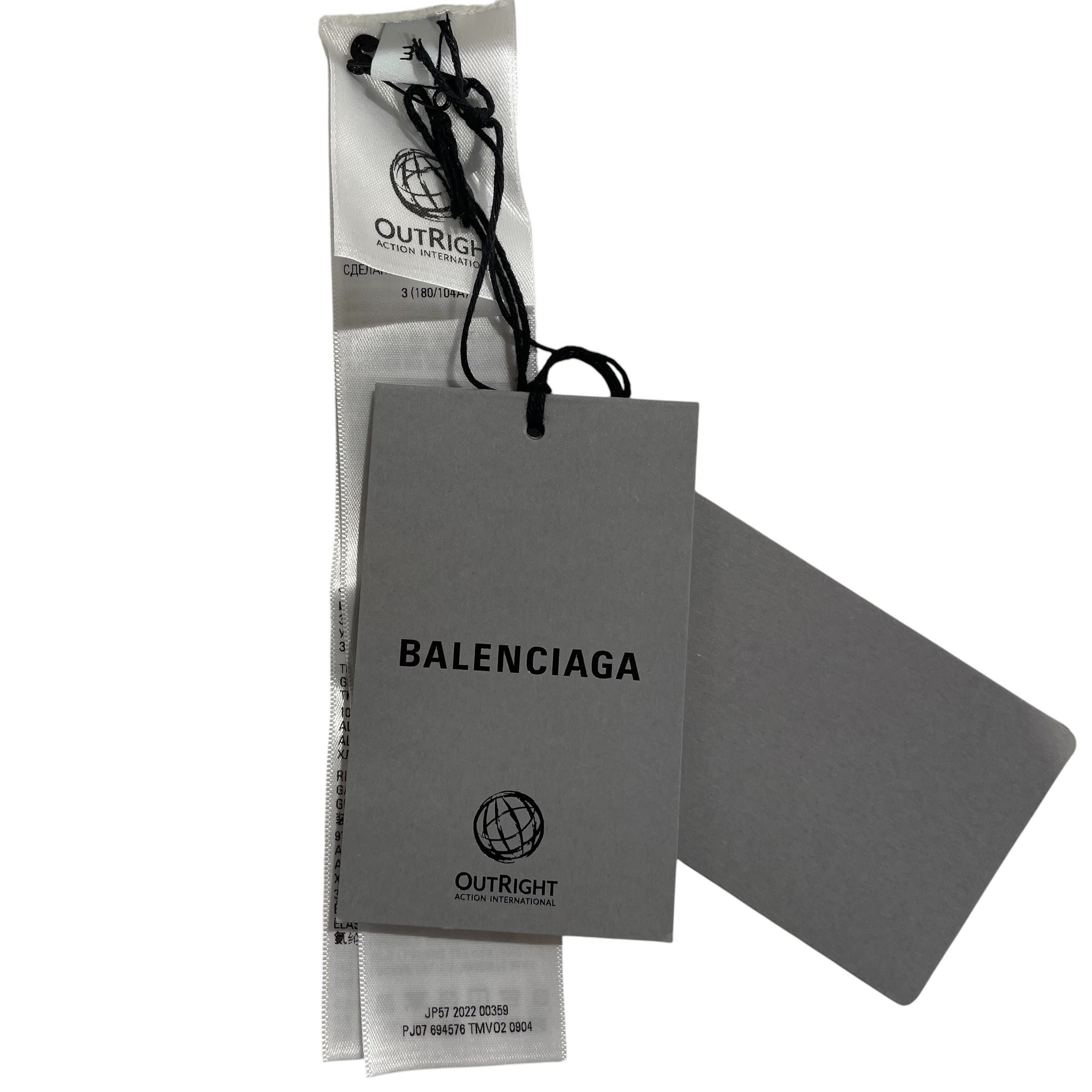 BALENCIAGA/T-Shirt/4/Cotton/WHT/boy girl view 4