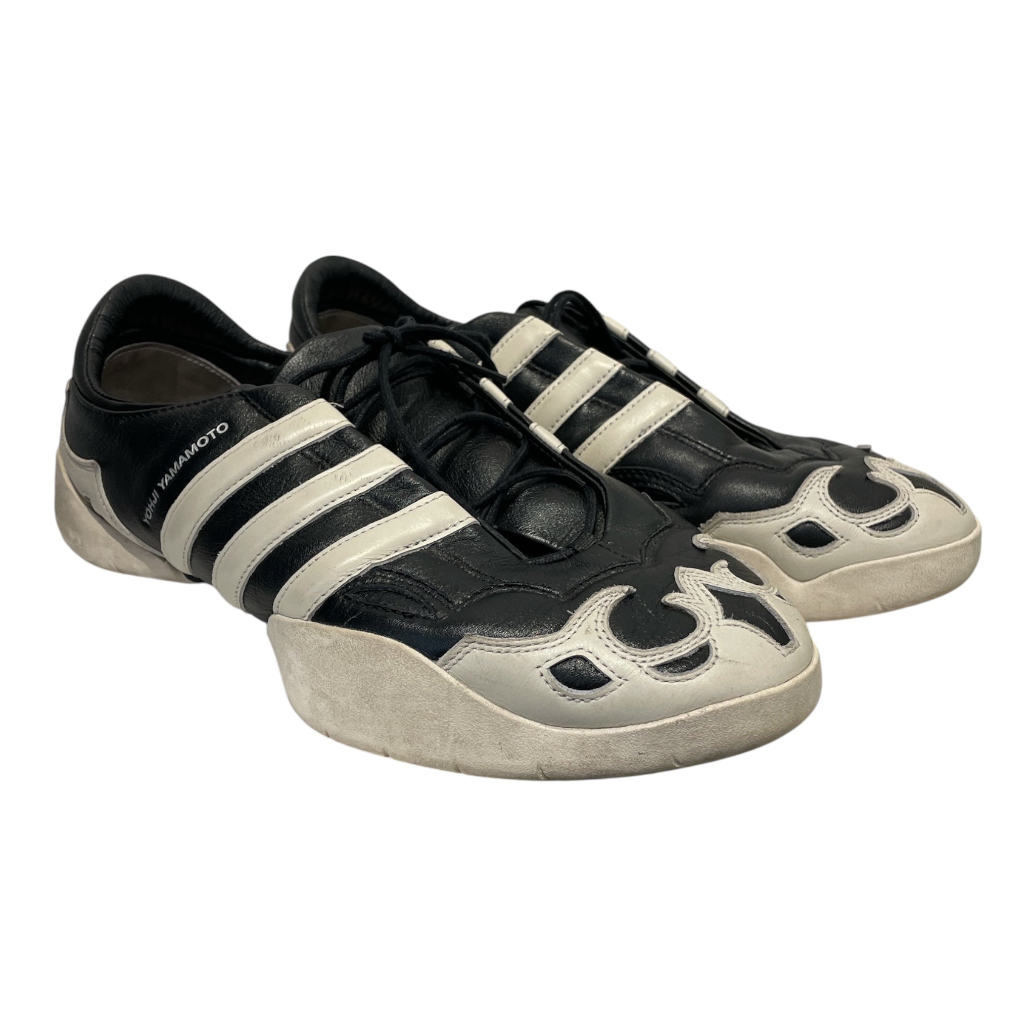adidas/Y-3/Low-Sneakers/US 10/Leather/BLK/regu 2002 view 1