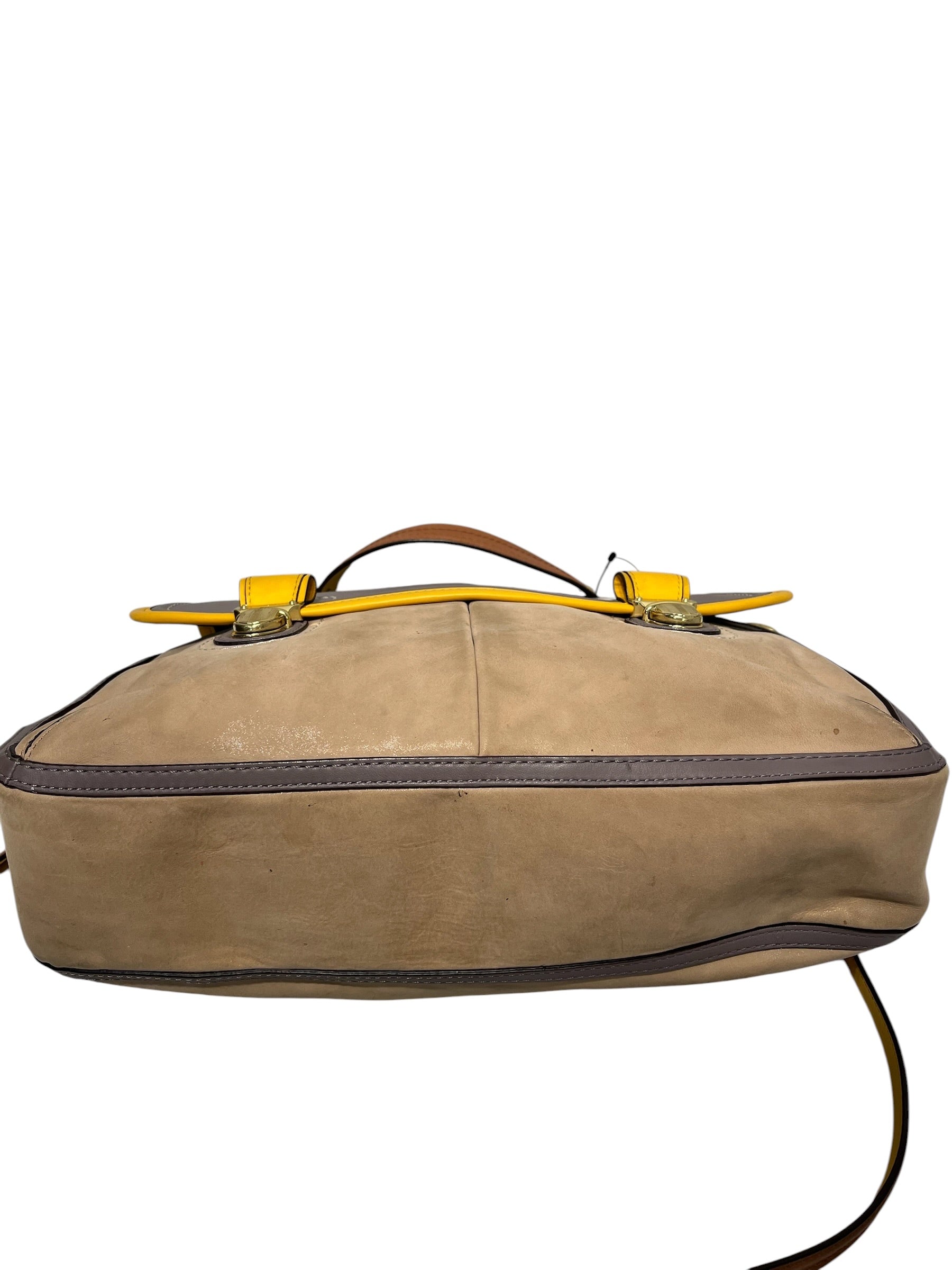 COACH/Bag/Border/Leather/YEL/POPPY FLAP BAG view 5