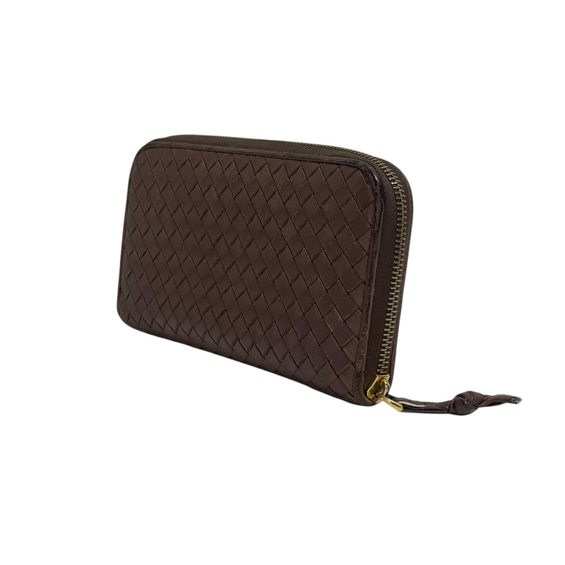 BOTTEGA VENETA/Long Wallet/Leather/BRW/