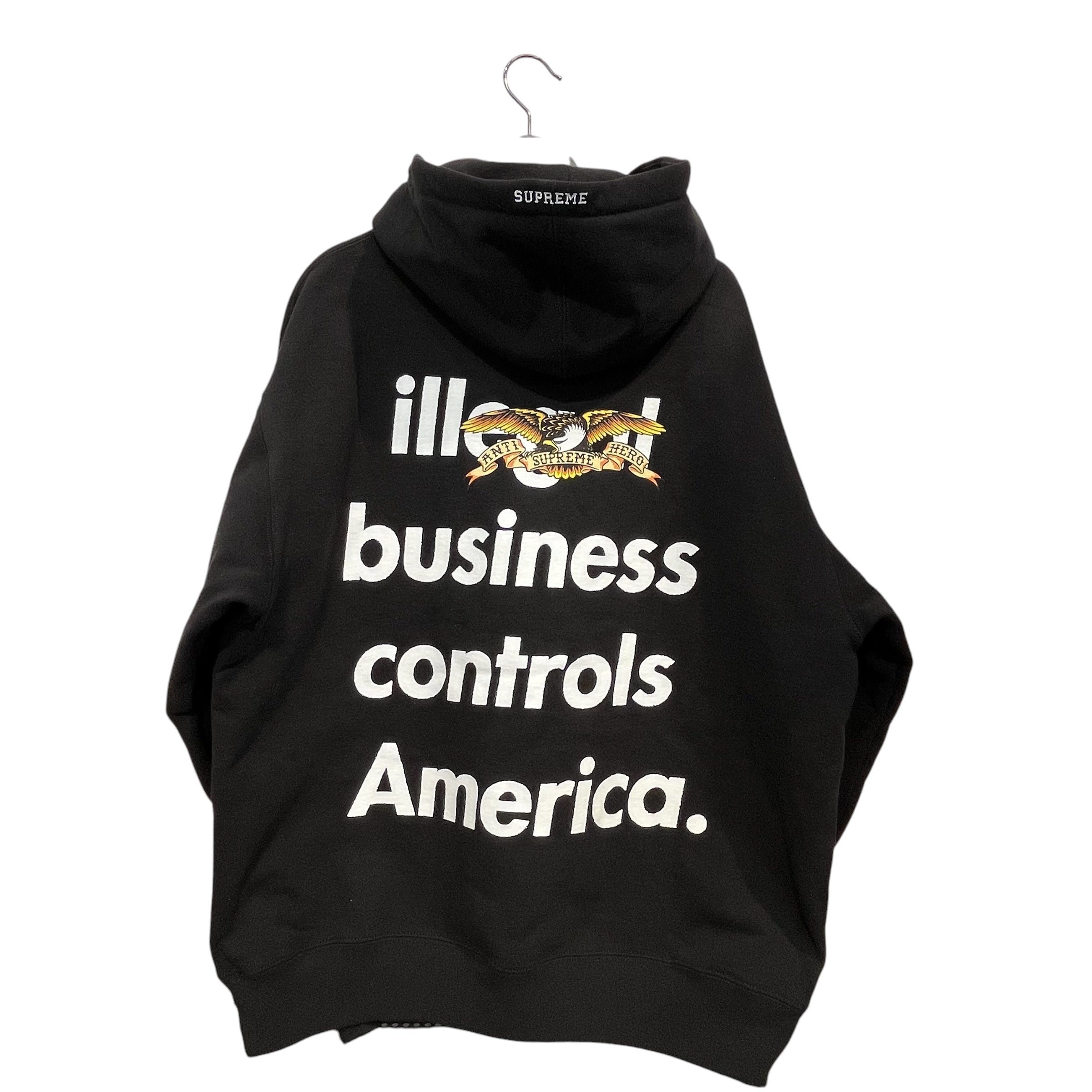 Supreme/Hoodie/L/Graphic/Cotton/BLK/ view 2