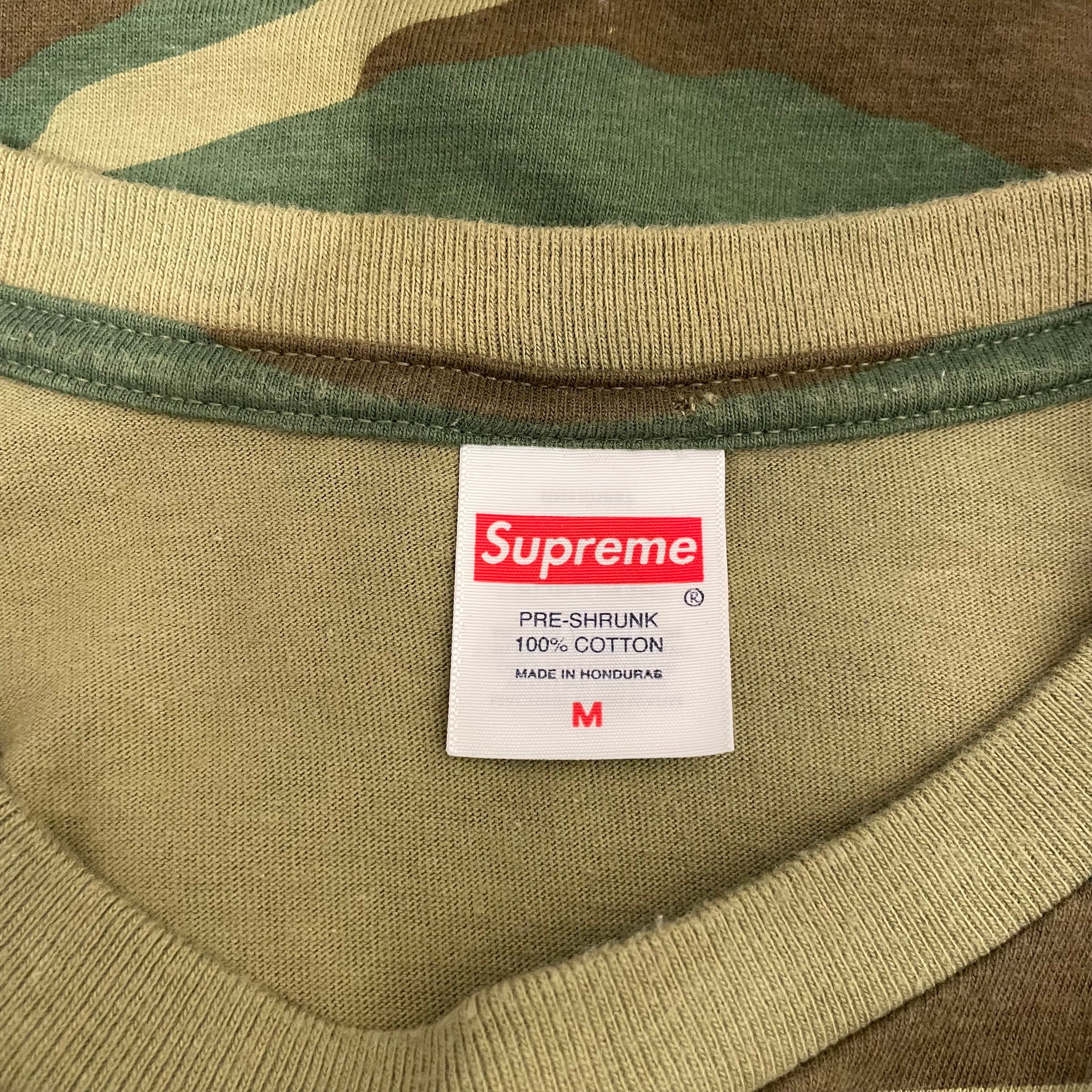 Supreme/T-Shirt/M/Cotton/GRN/Camouflage/ view 3