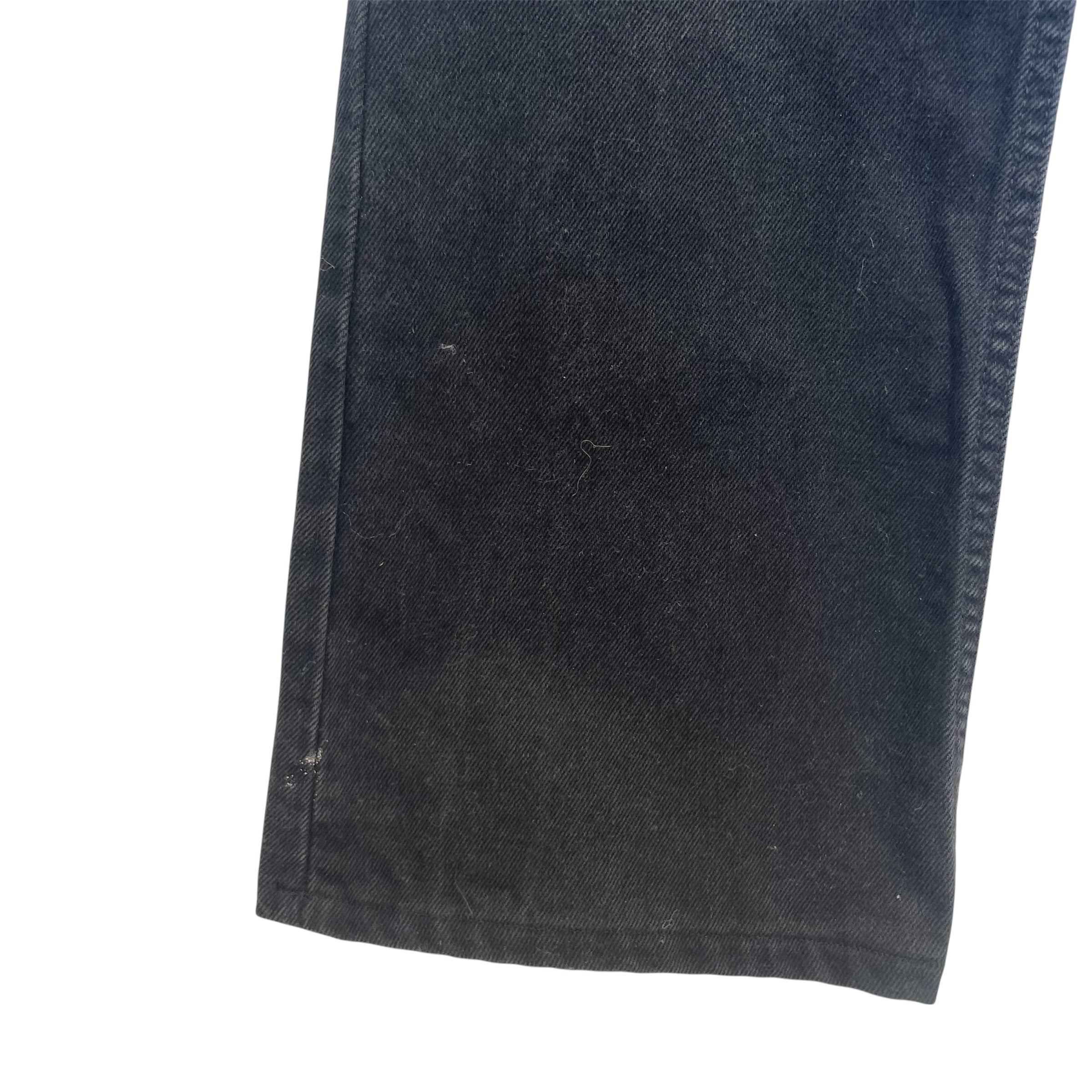 Acne Studios/Straight Pants/27/Denim/BLK/1990s Washed Out Black Denim view 3